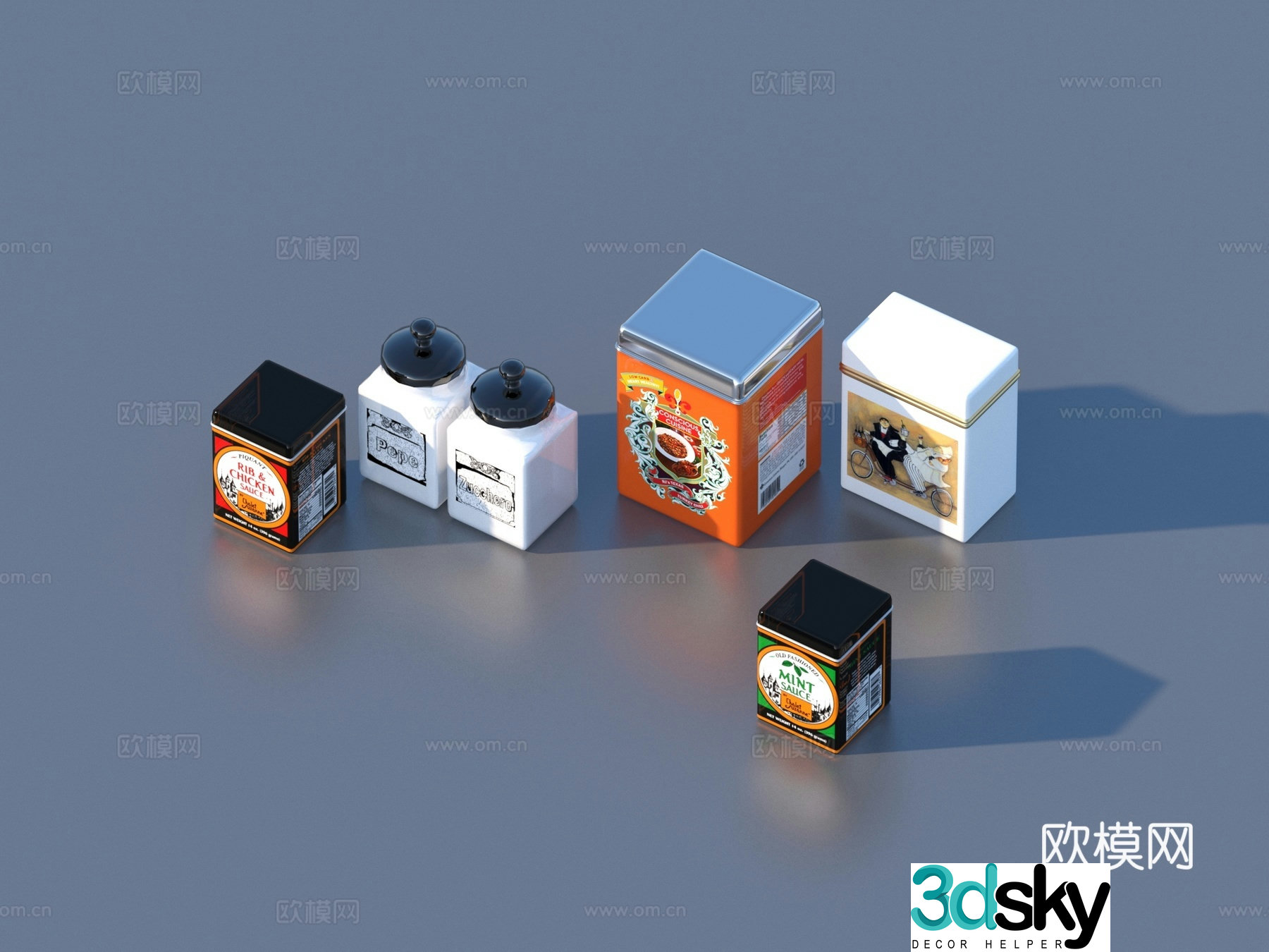 Iron box box storage box 3d model