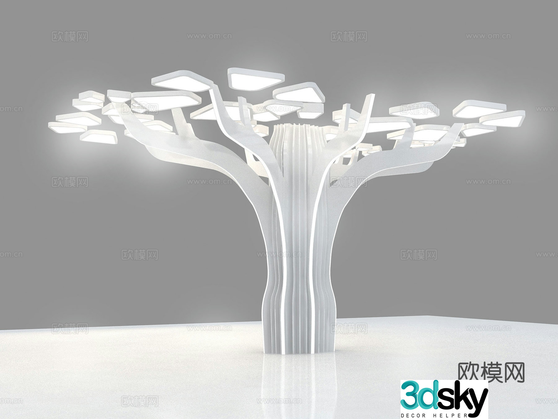 Modern beautiful Chenshu Internet celebrity check-in theme display festival beautiful Chens 3D model