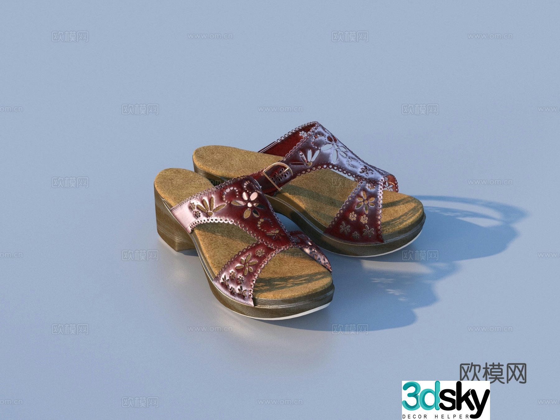 Shoes Sandals Shoes 3d model