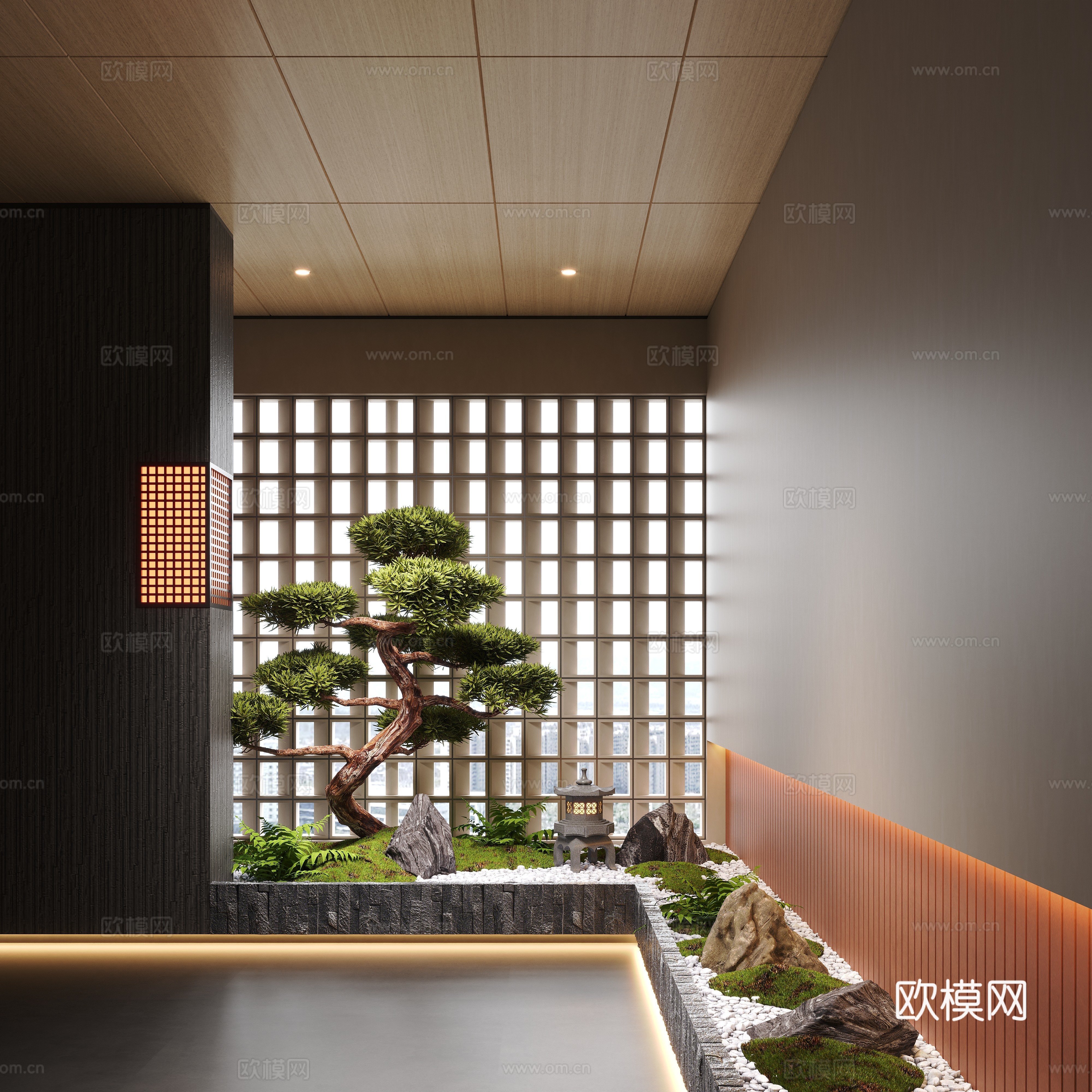 New Chinese landscape landscaping pine tree landscape tree 3D model