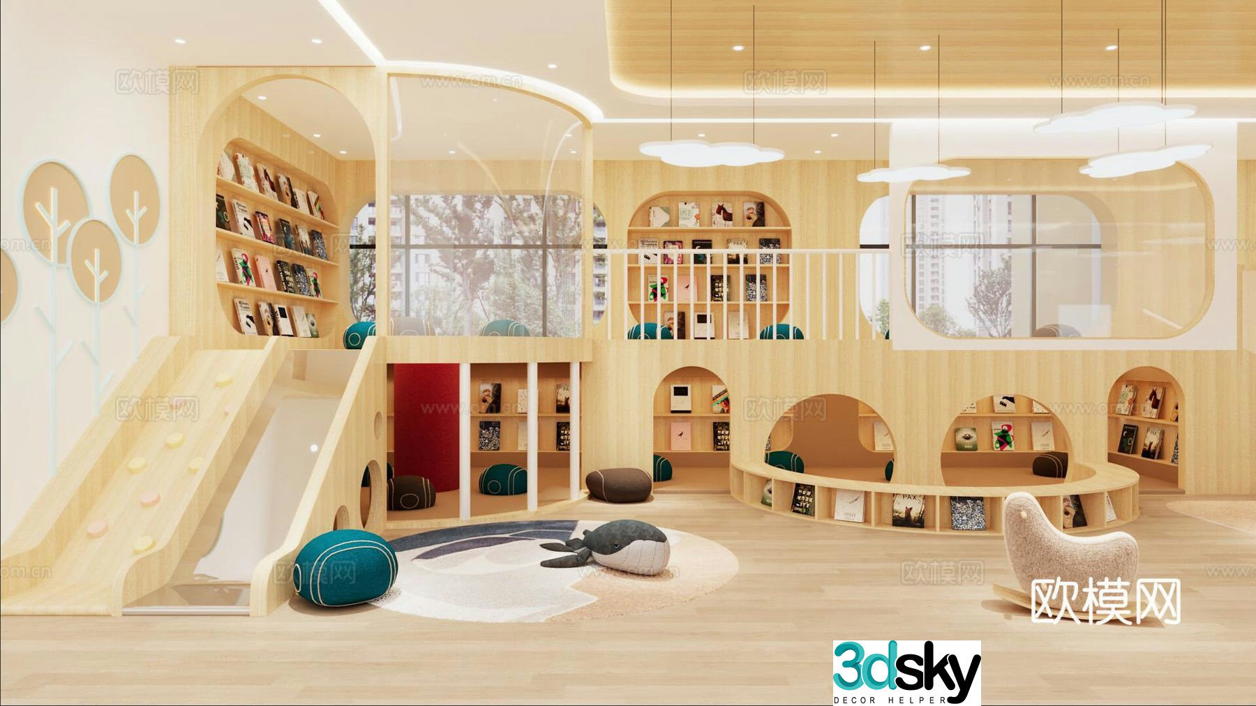 Kindergarten 3D model