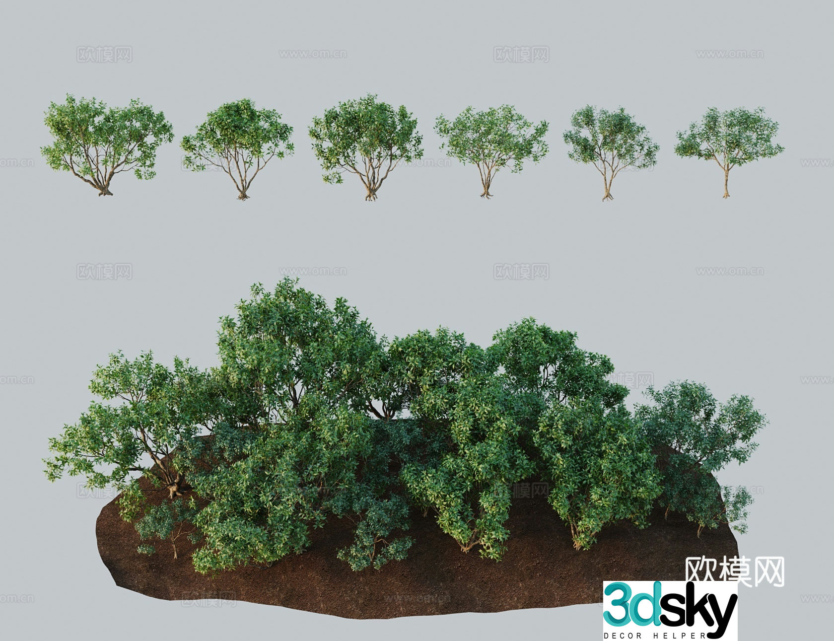 Modern landscape catalachia willow tung river tung stinky stinky stinky stinky 3D model