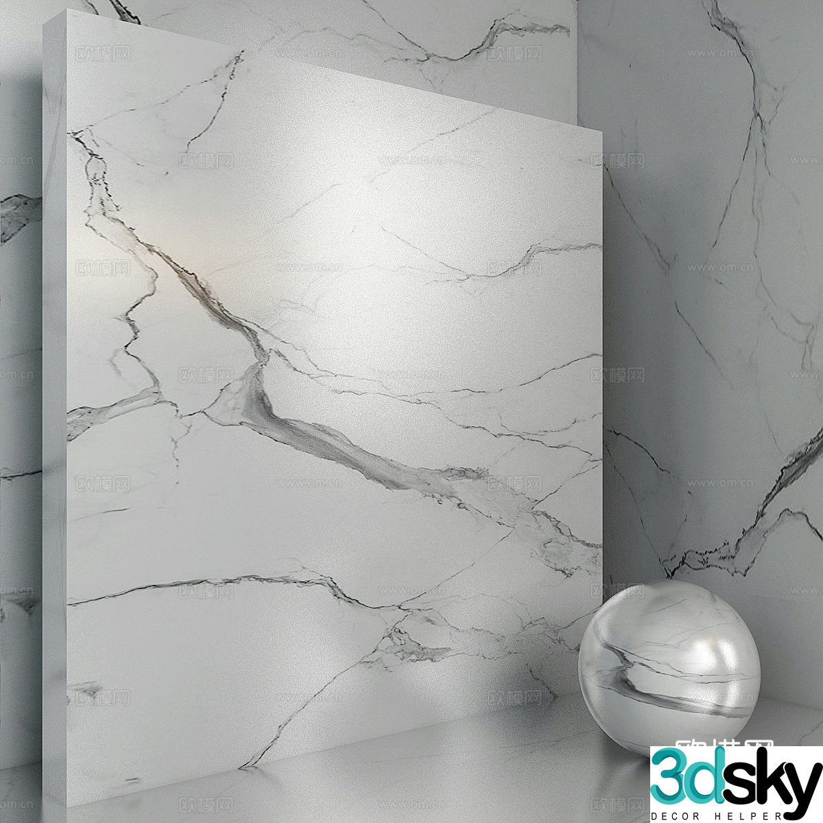 Stone tiles 3d model