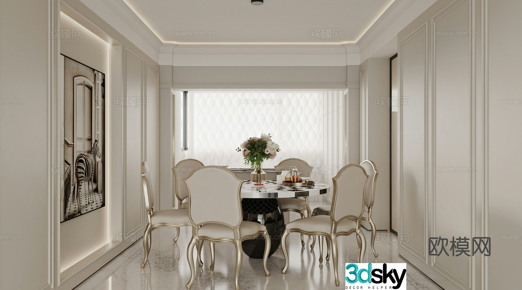 Restaurant 3d model