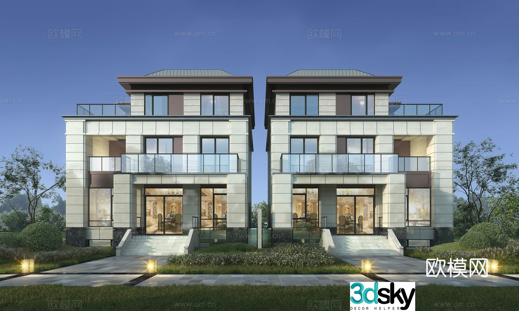Shuangpin Villa 3D model
