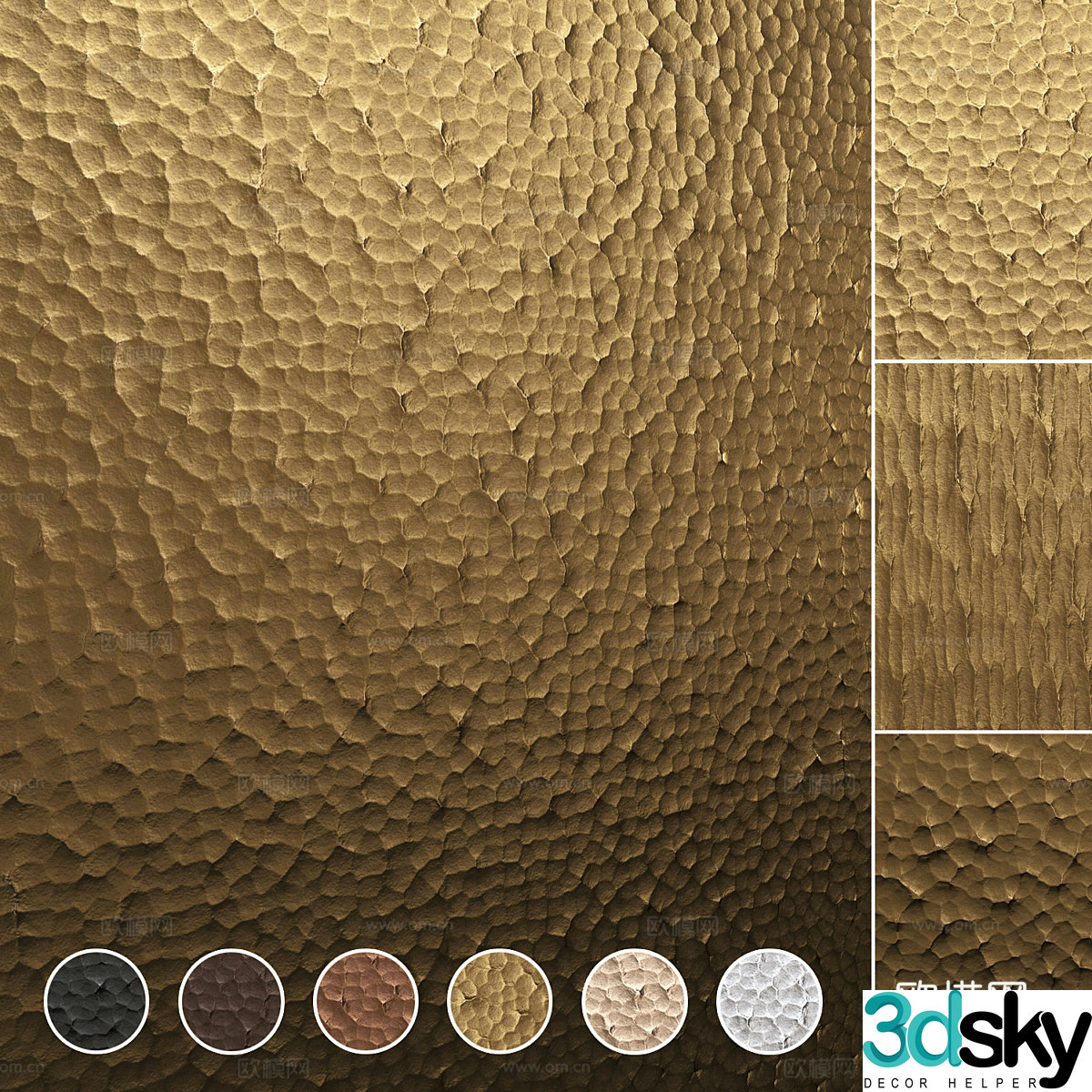 Metal wall shape metal wall ice cracked wall 3d model
