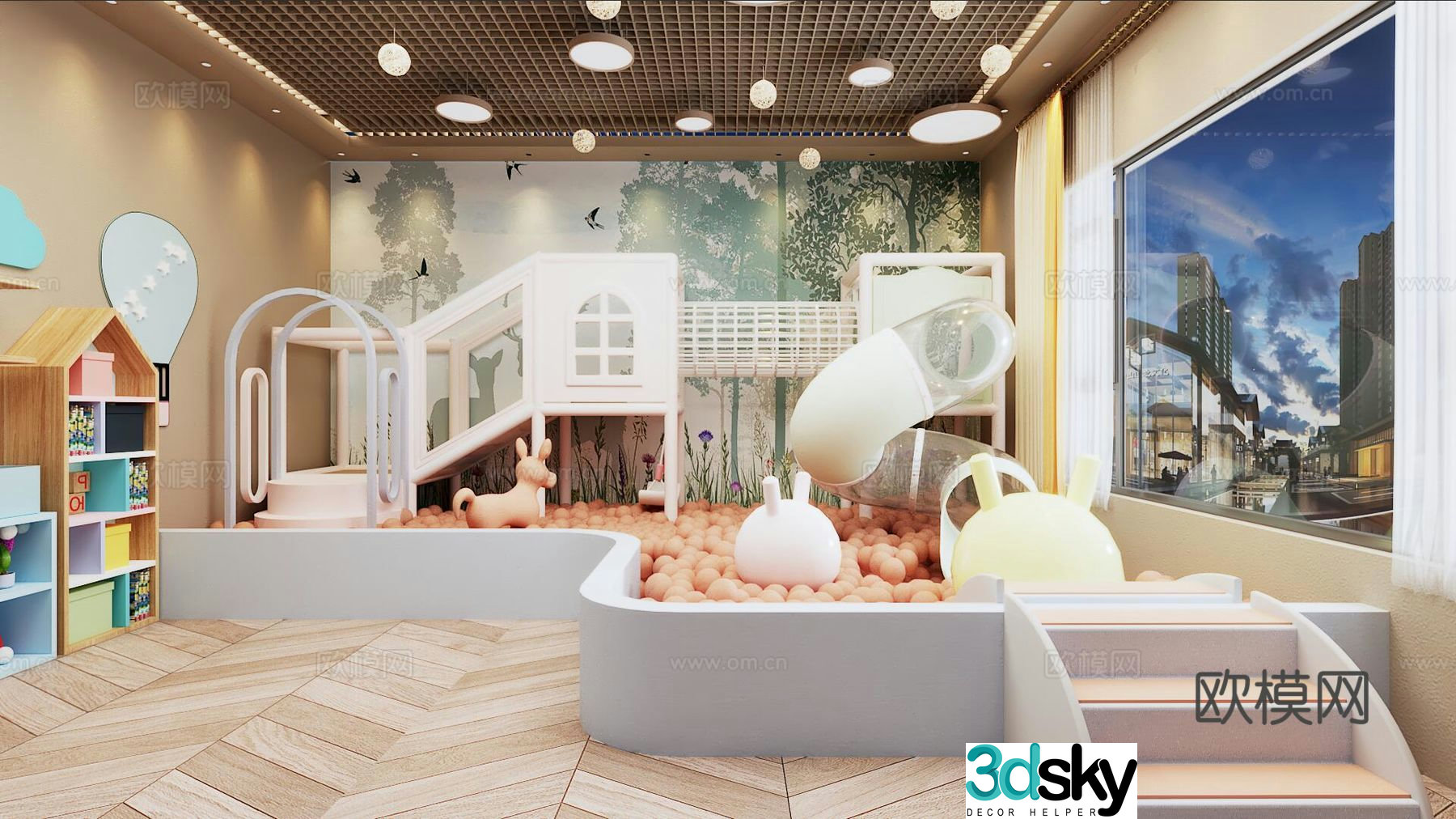 Children’s playground 3d model