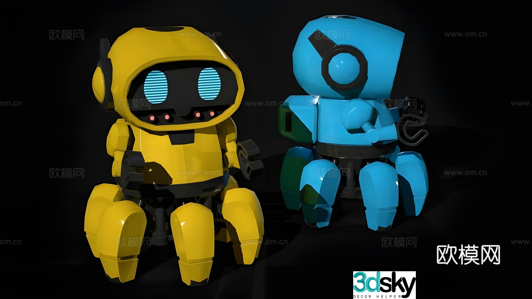 Smart toys Robot 3D model
