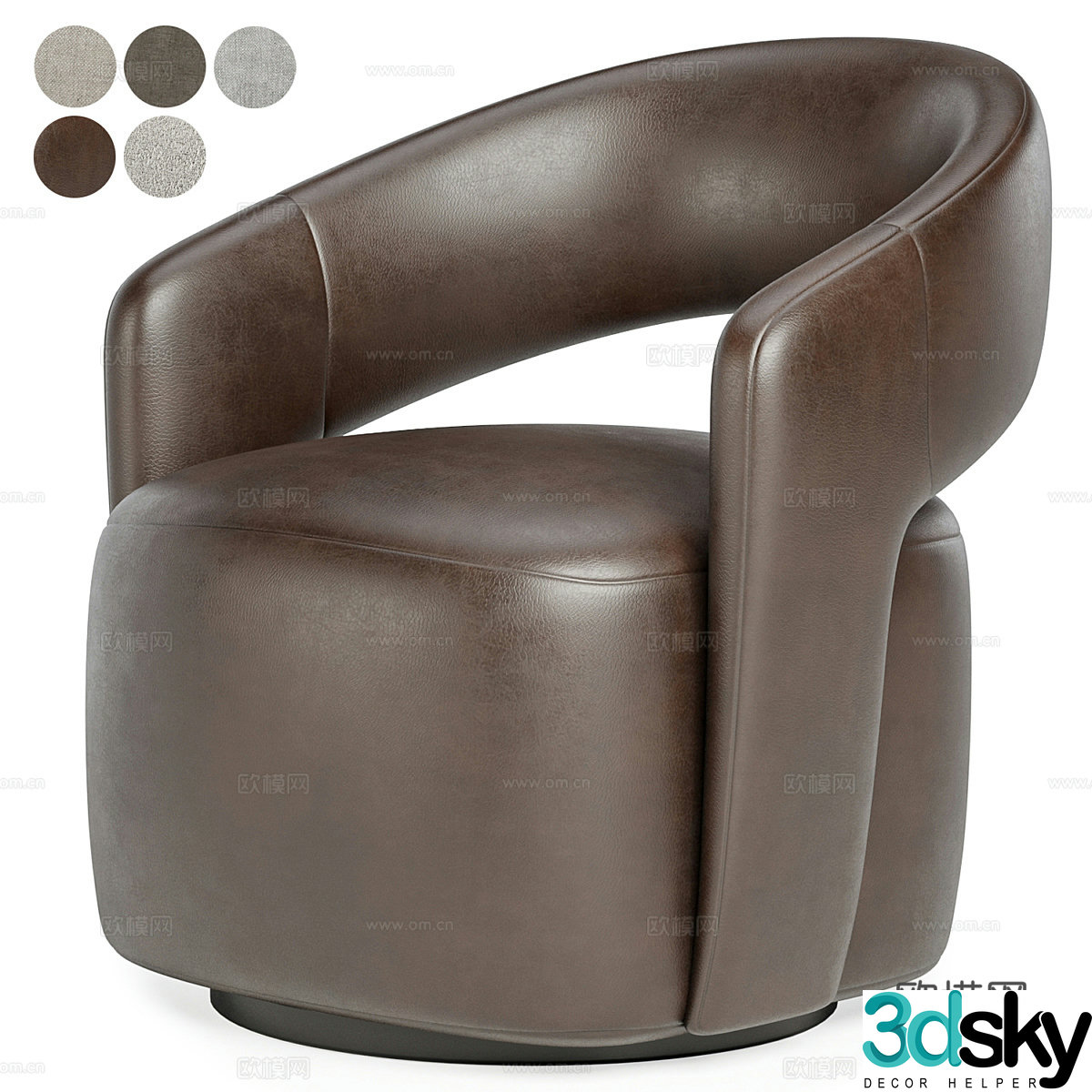 New Chinese casual sofa 3D model