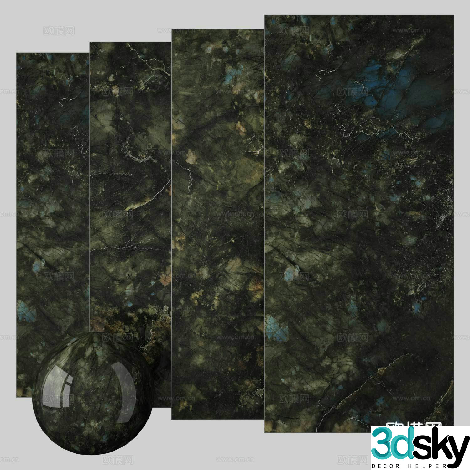 Stone Ceramic Tiles Wall Tile 3D Model