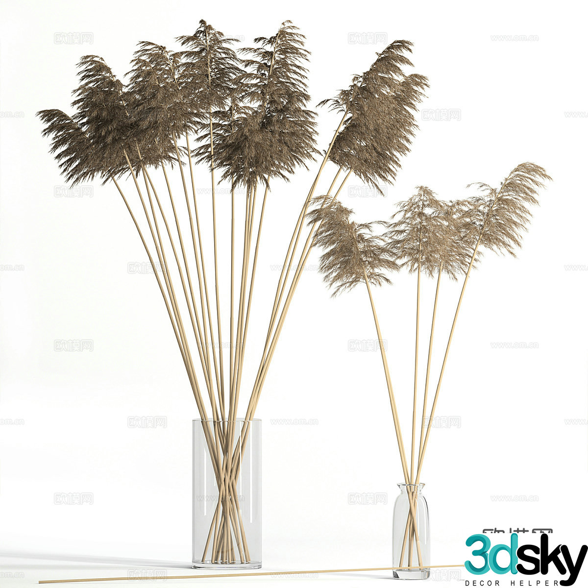 New Chinese style flower art 3D model