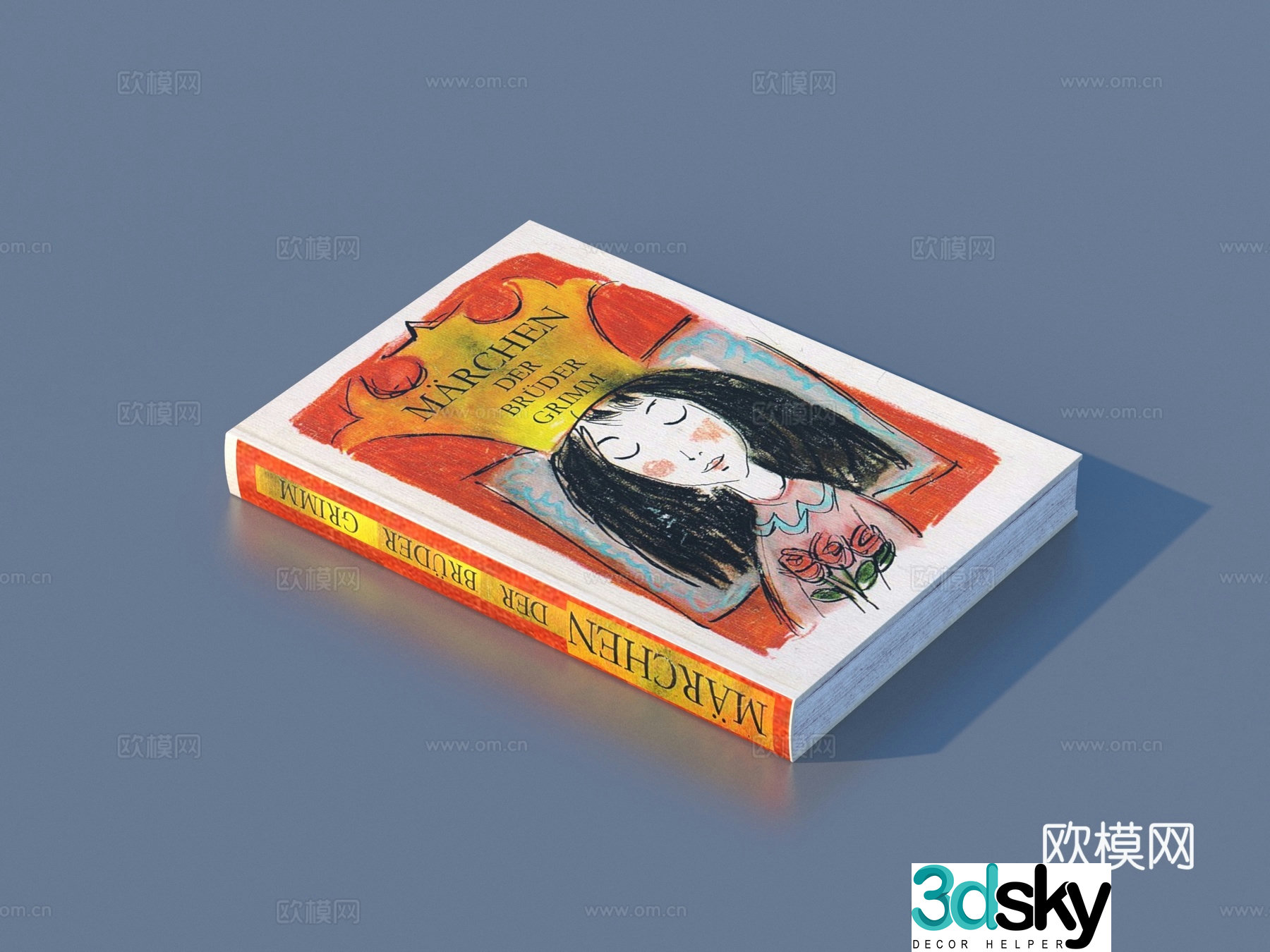 Books Notebooks Famous novels Magazine Books and magazines 3D model