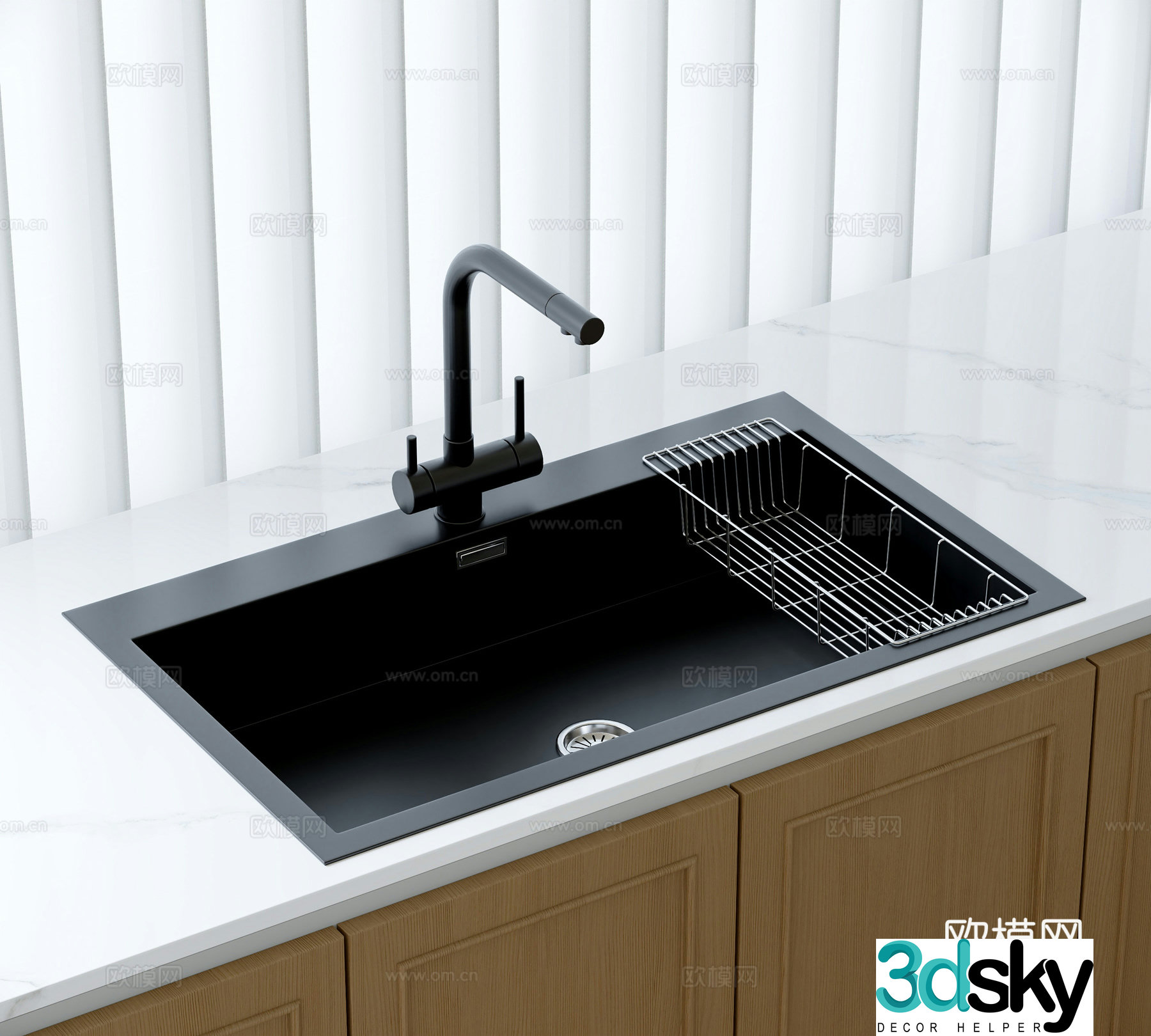 Modern Water Sink 3D model