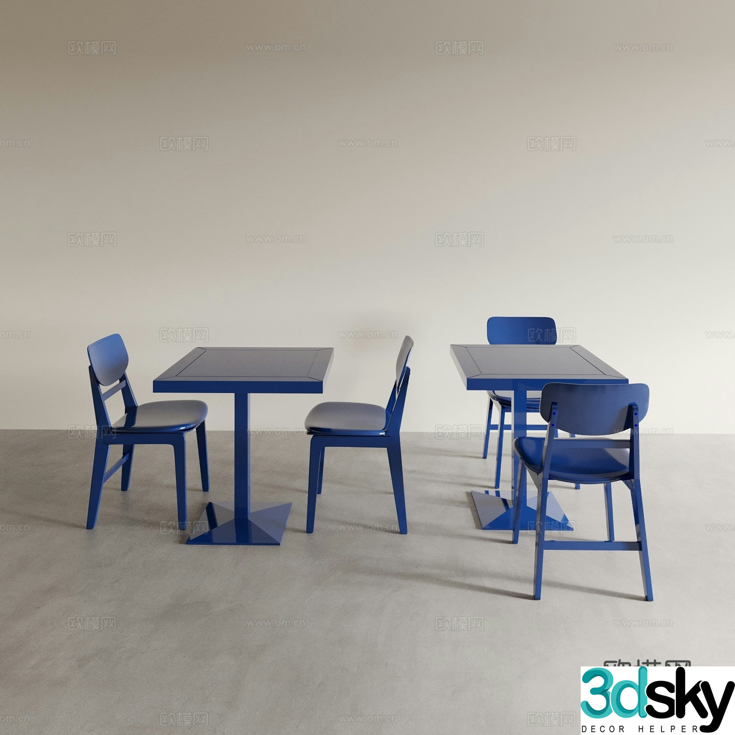 Dining table and chairs living and dining table and chairs dining table and chairs wine table and chairs table and chair combination 3D model