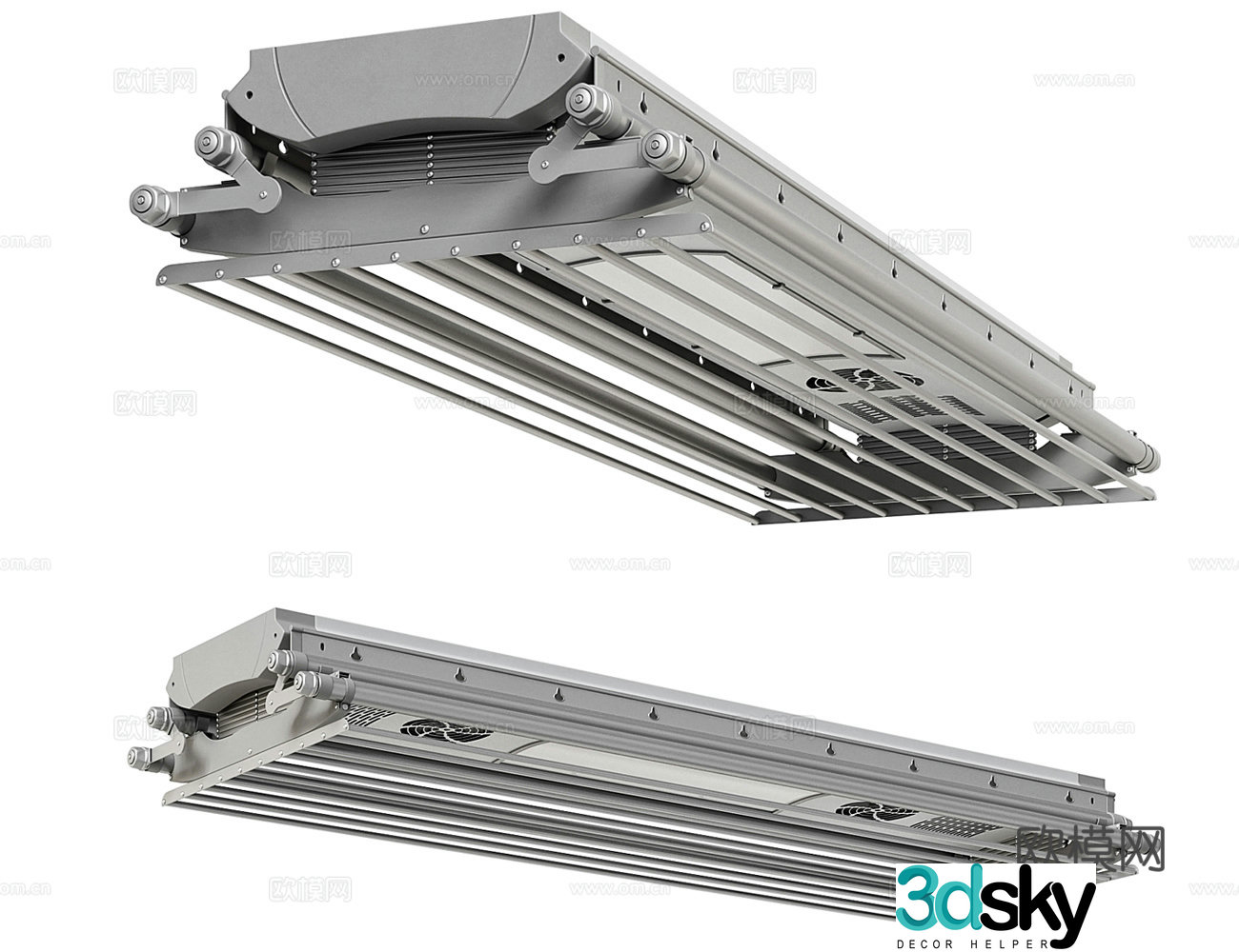 Electric clothes drying rack 3d model