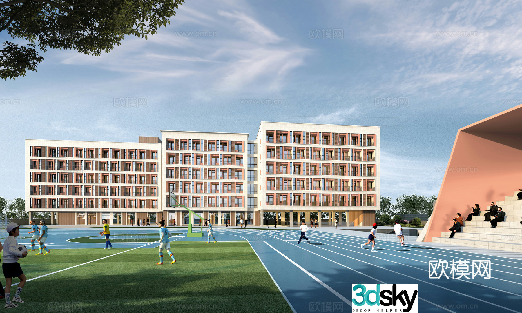 School playground 3D model
