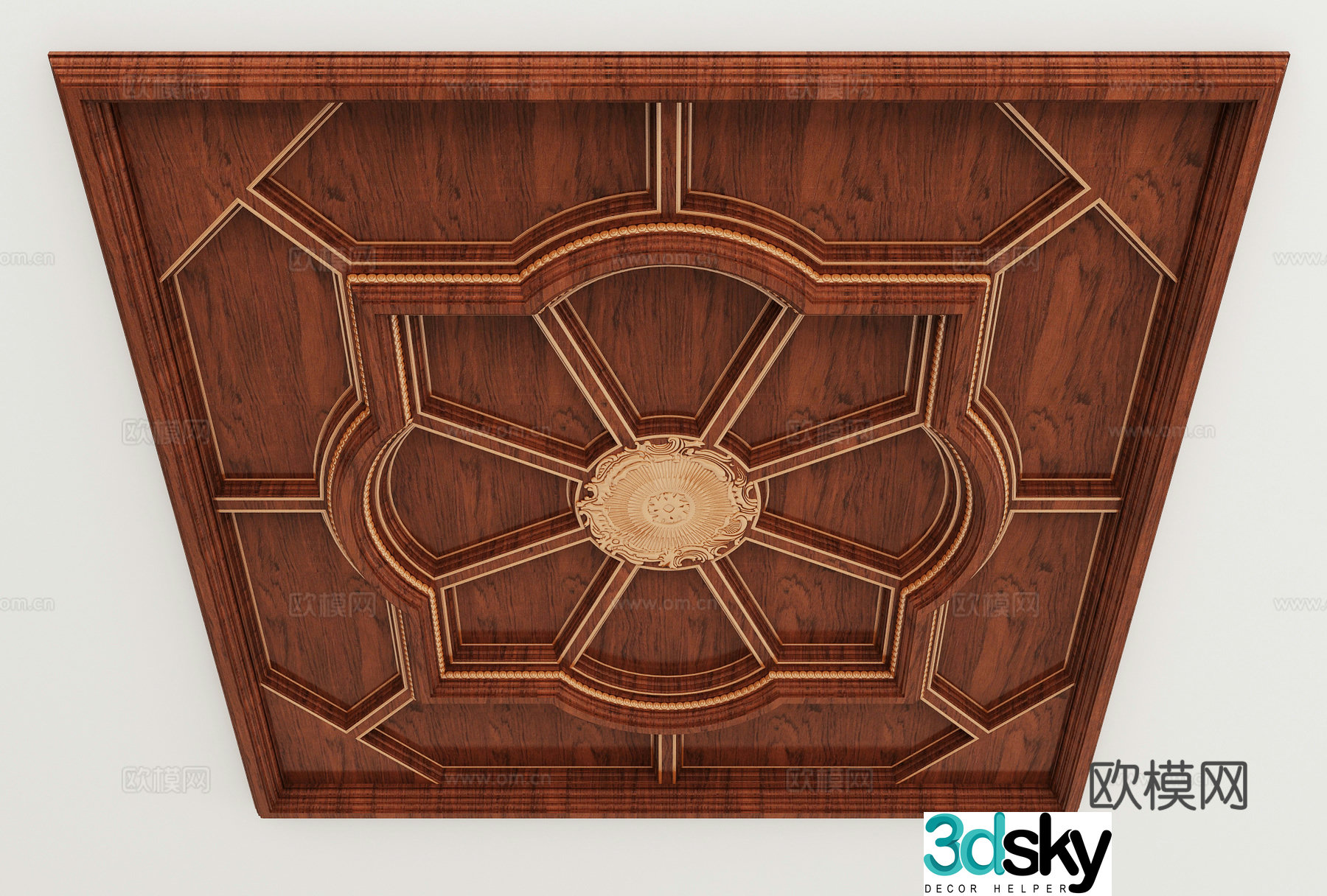 American ceiling 3D model