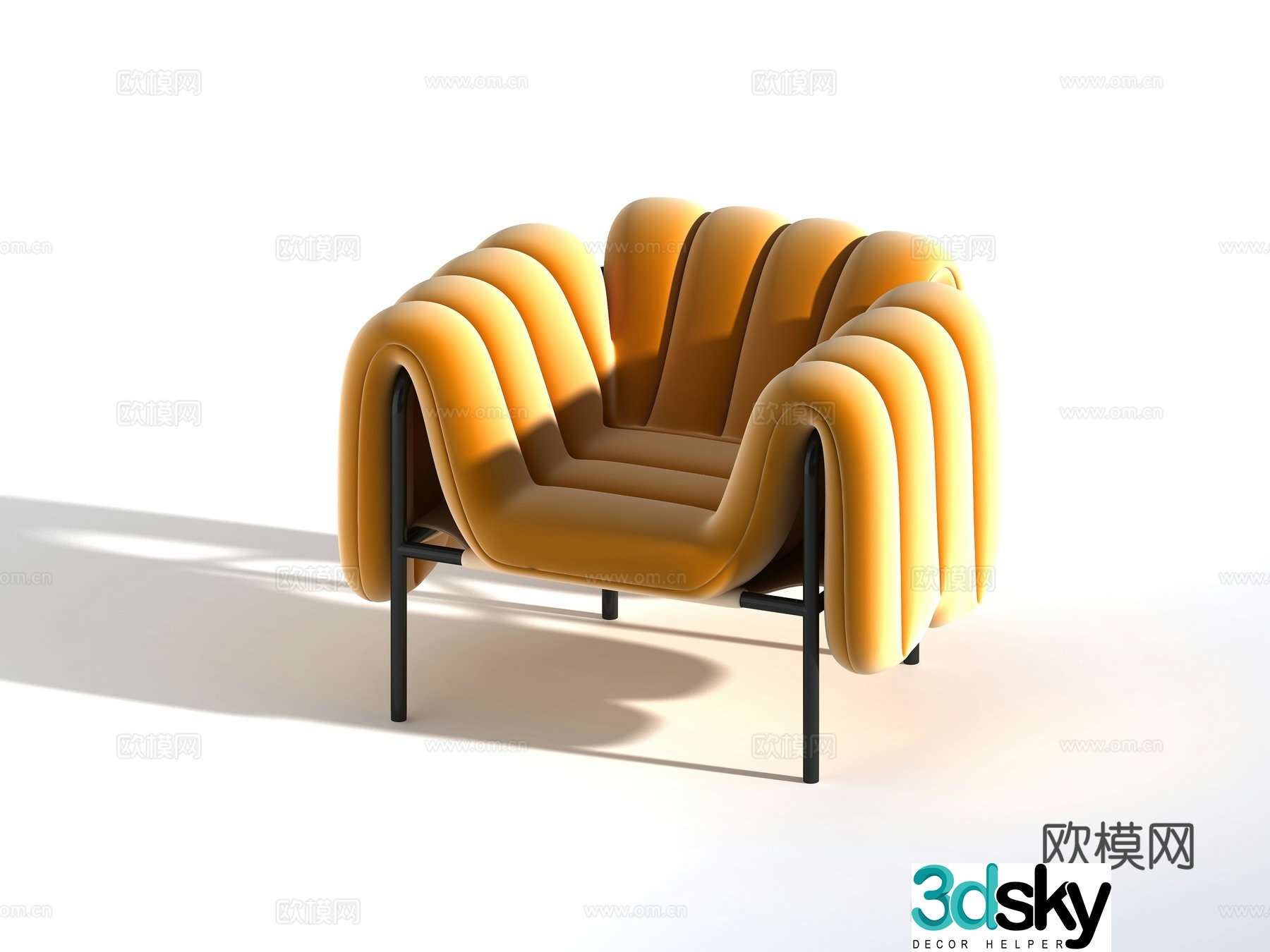 Single chair3d model