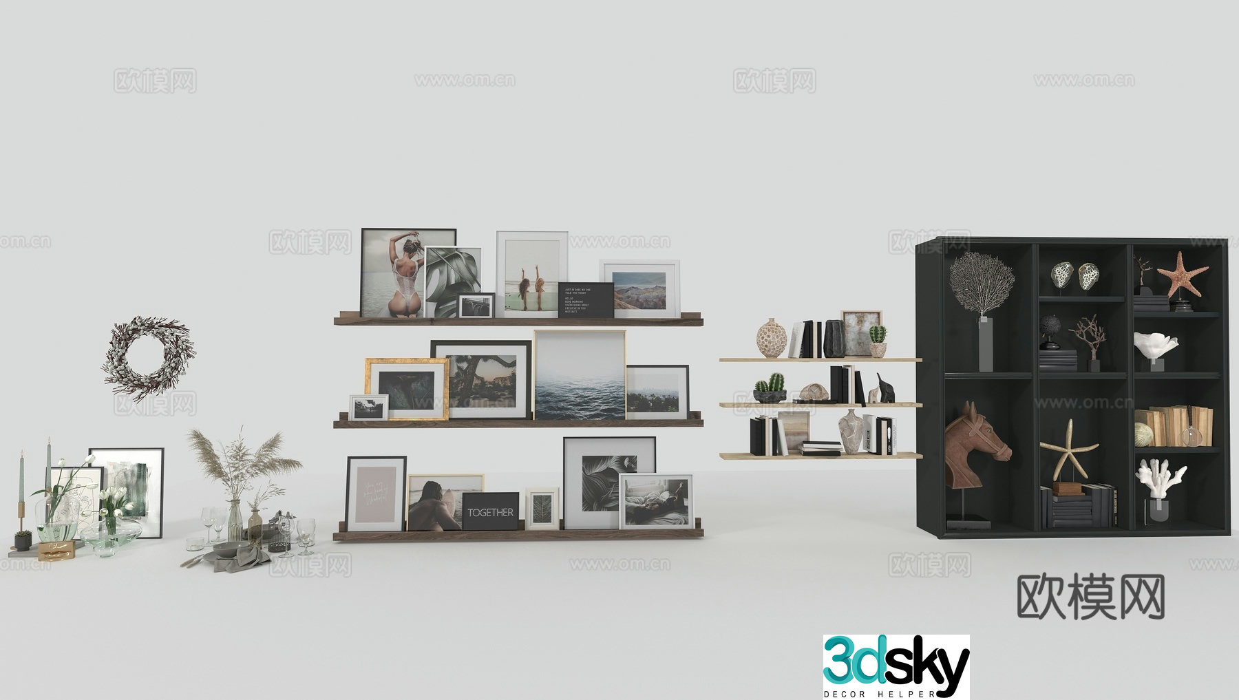 Ornamental ornament stacking 3d model