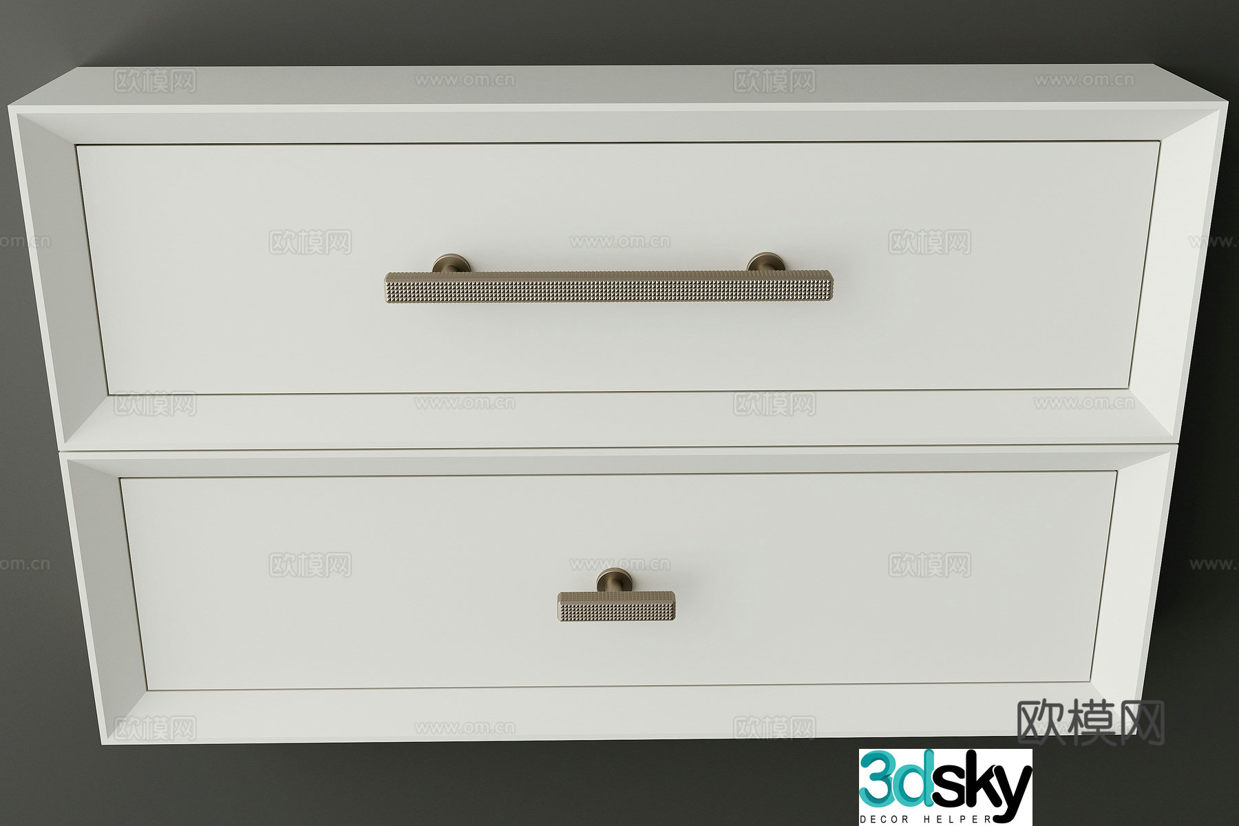 Cabinet door handle 3D model