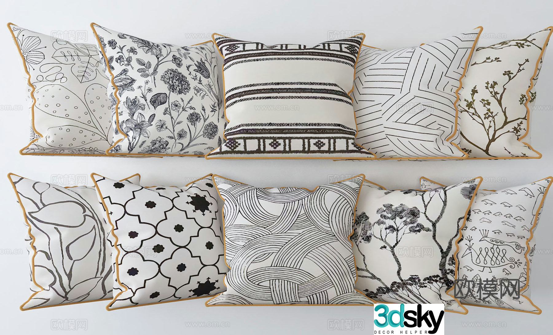 3D model of pillow
