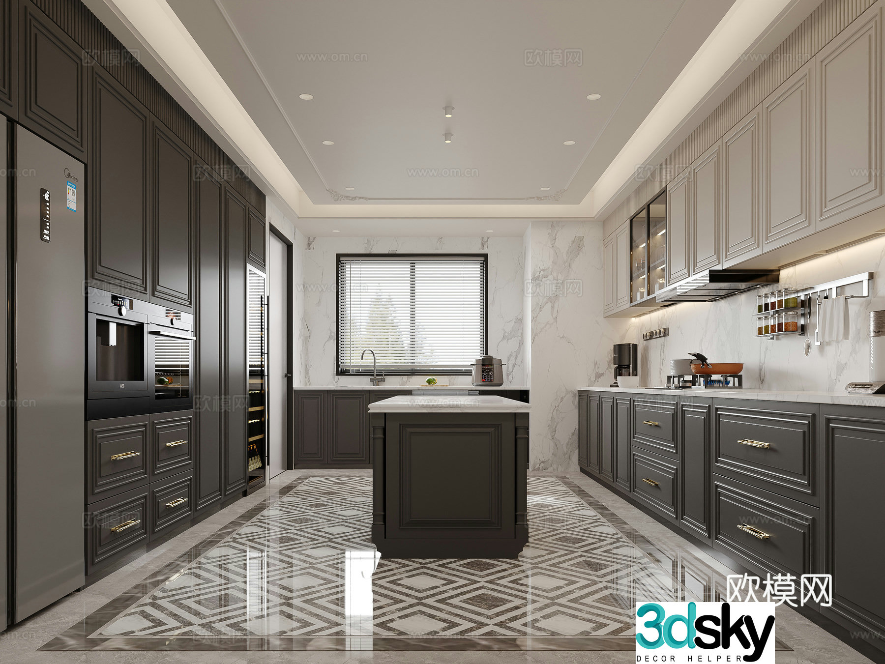 French kitchen 3d model