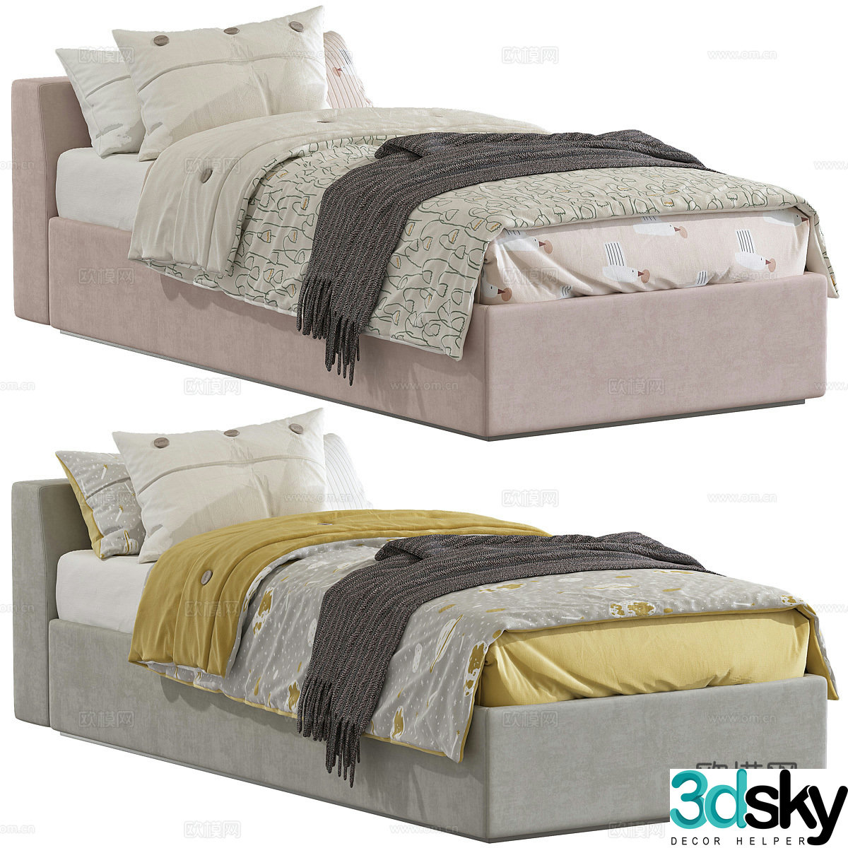 Single sofa 3D model