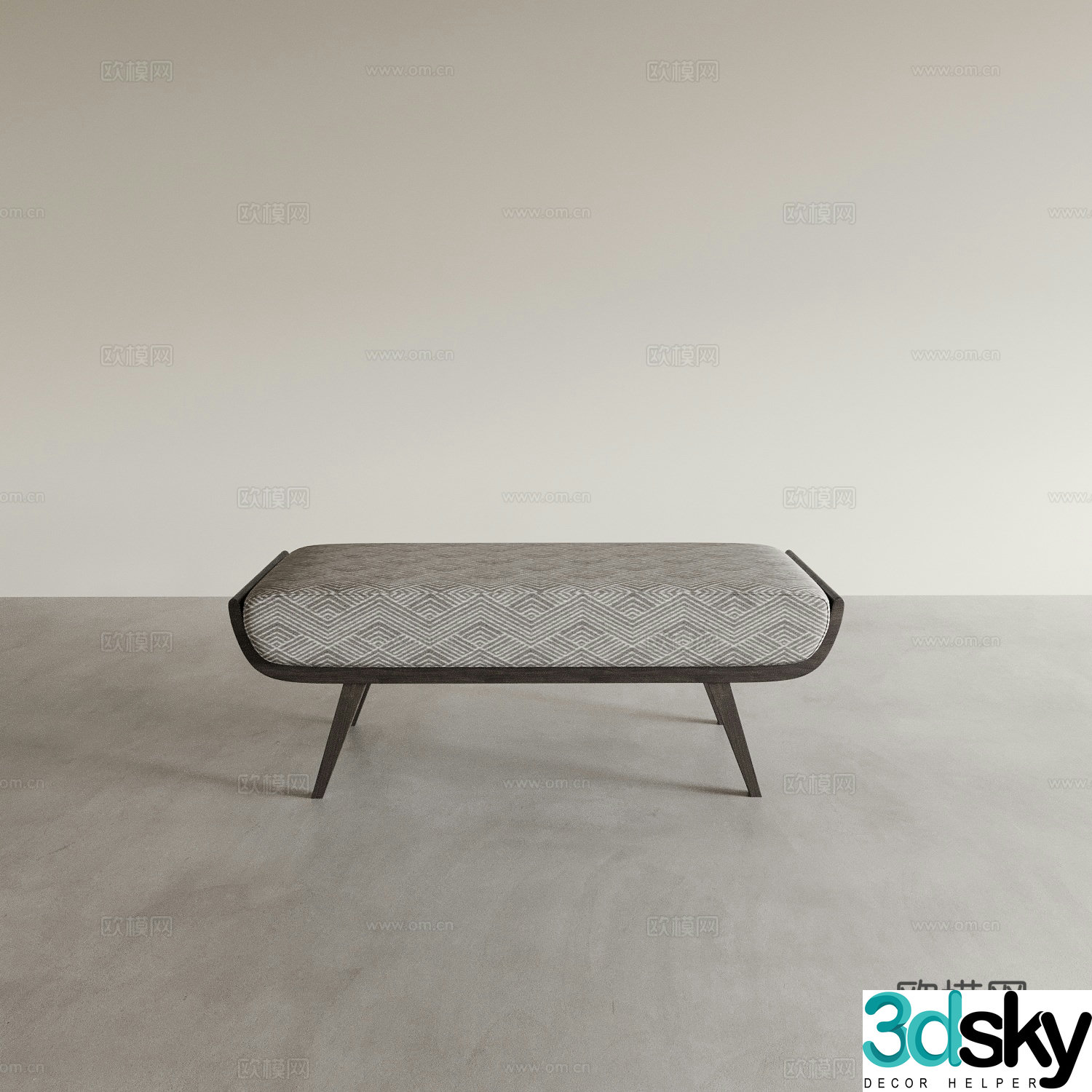 Sofa stool shoe change stool imperial concubine couch bed couch foot couch piano stool bench makeup stool comb 3D model
