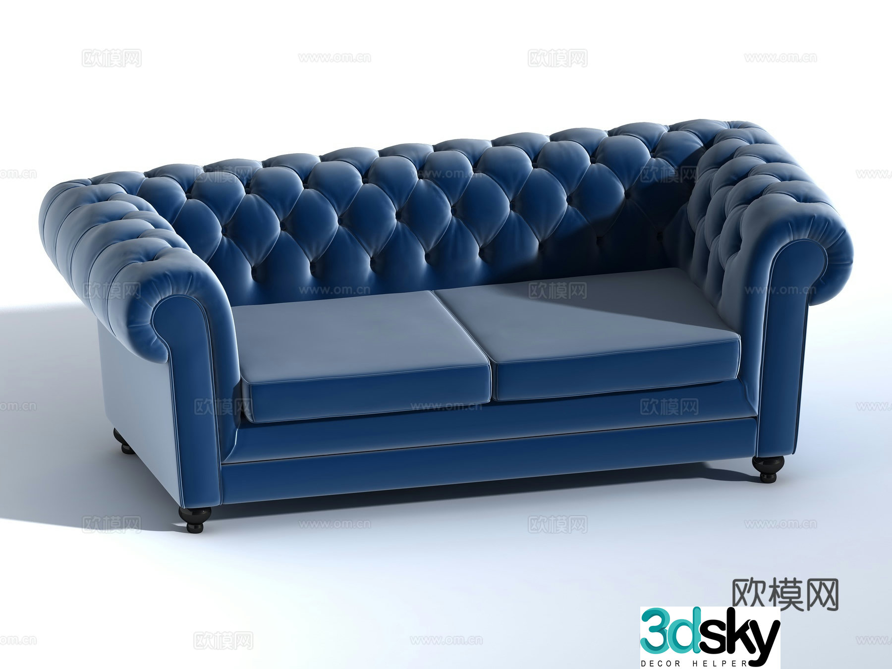 Neoclassical sofa3d model