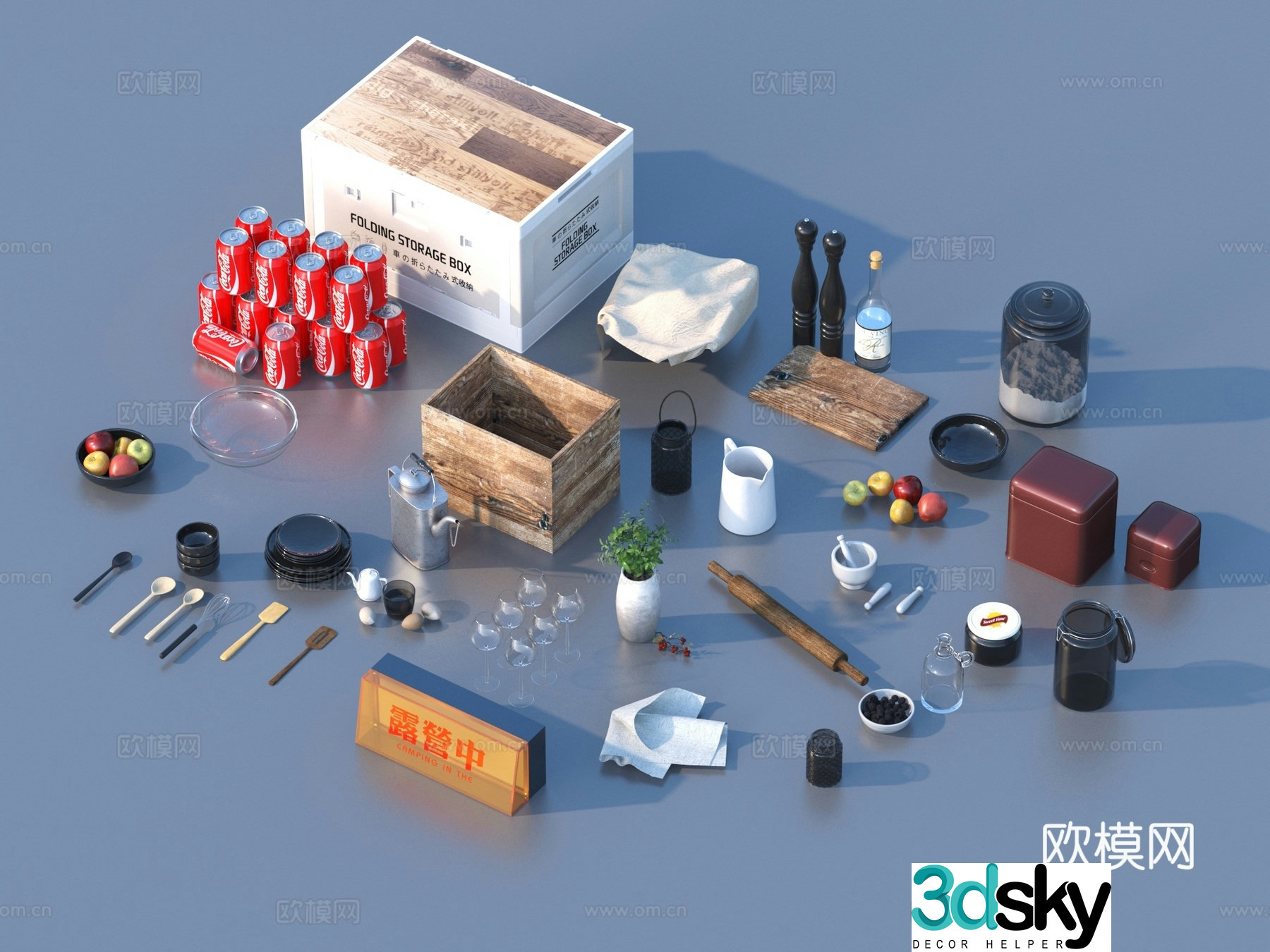 Glass Wine Glass Kitchen Utensils Daily necessities 3D model