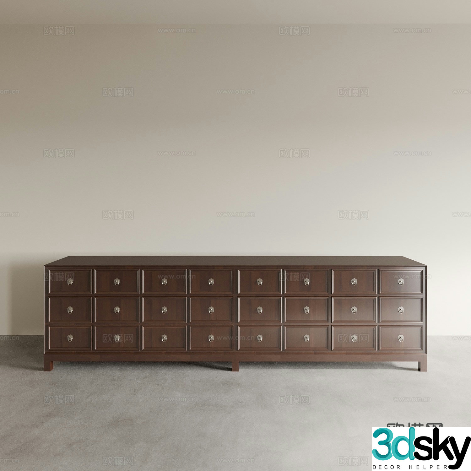 End view cabinet End view desk chest cabinet low cabinet entrance cabinet shoe cabinet 3d model
