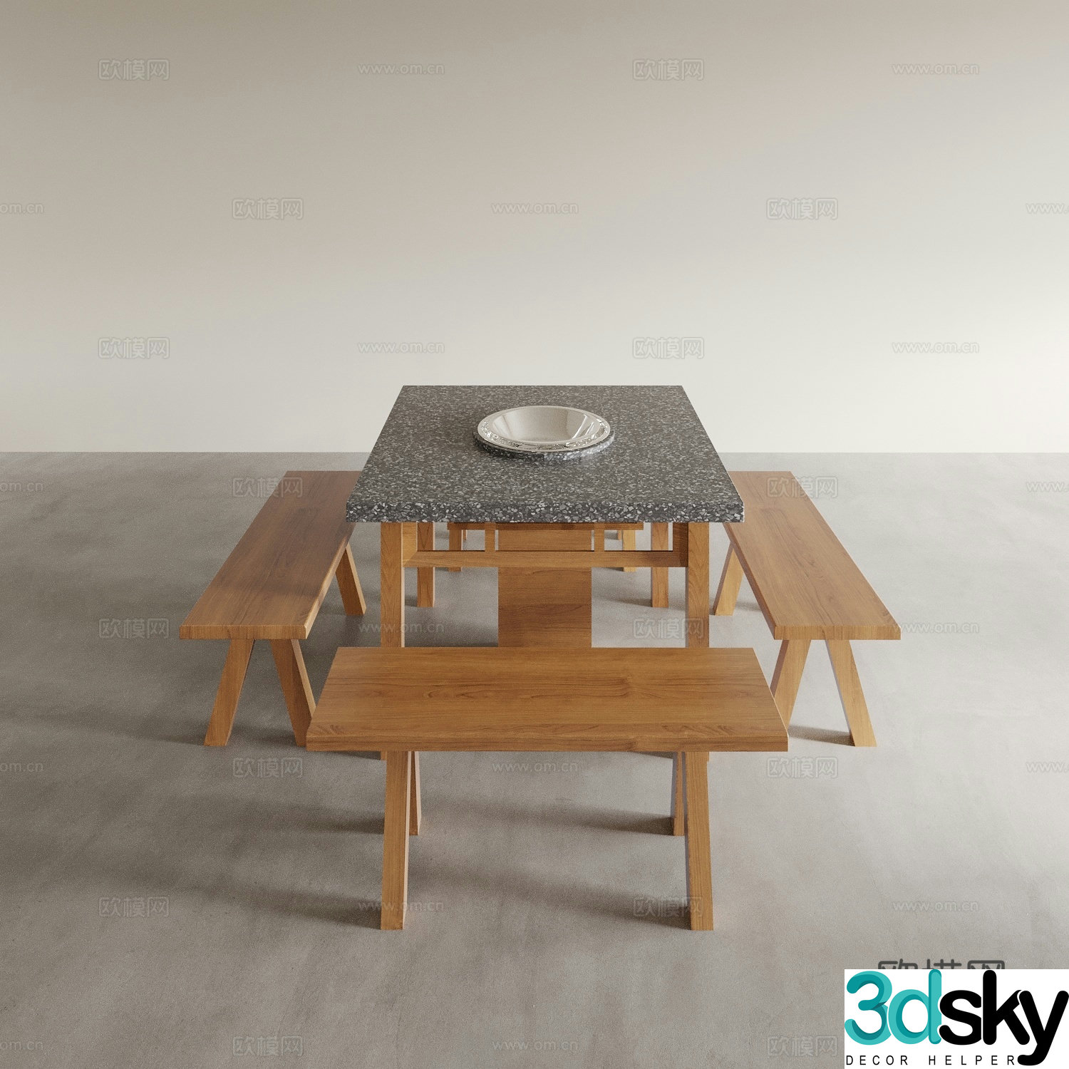 Dining table and chairs living and dining table and chairs dining table and chairs wine table and chairs table and chair combination 3D model