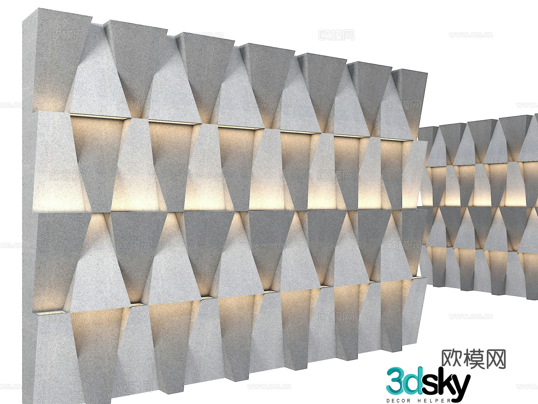 Stone background wall modern background wall modeling background wall decorative background wall wall panel background 3d model