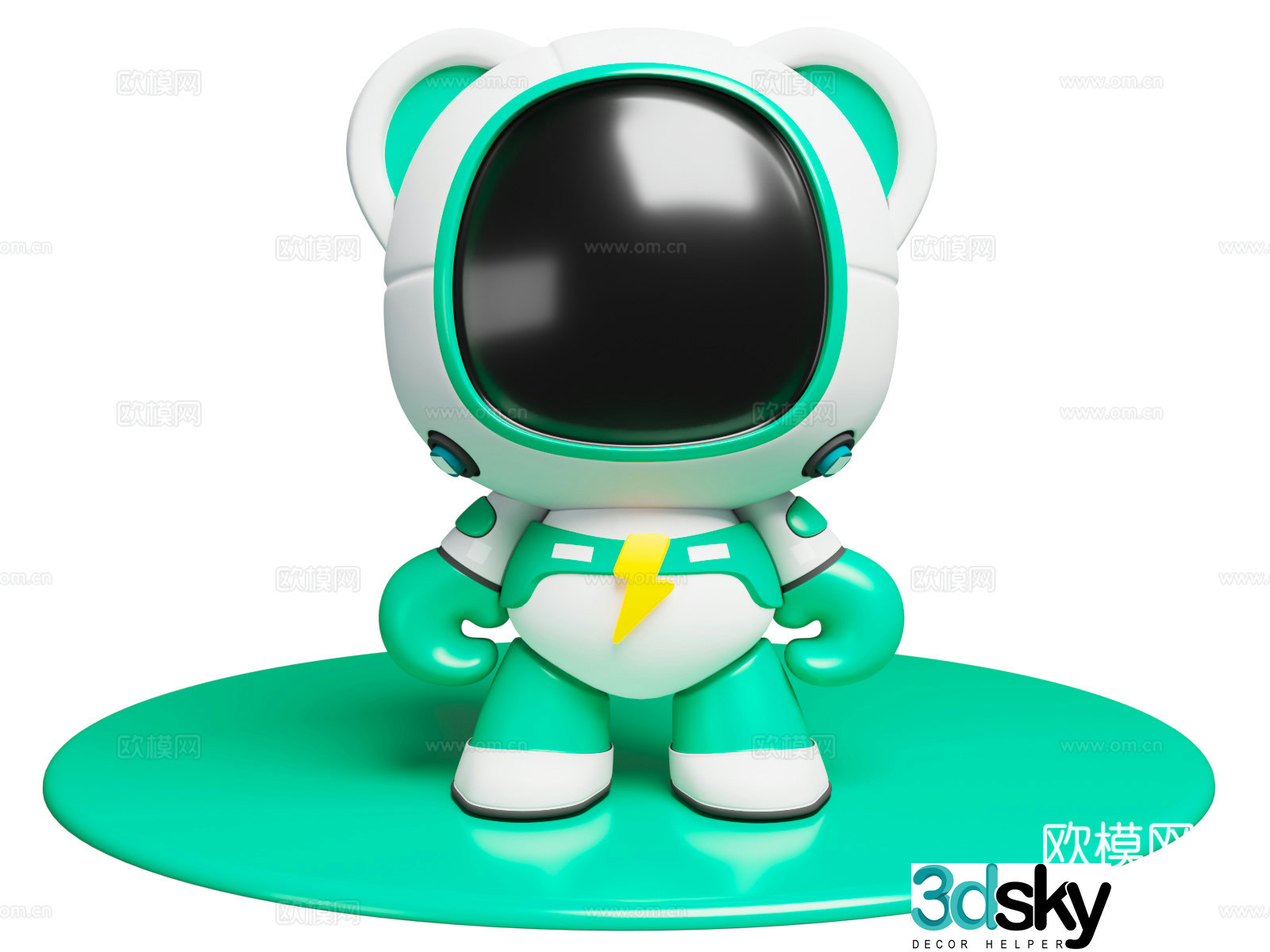 Cartoon style AI robot AI Robot Cute cartoon Robot3d model