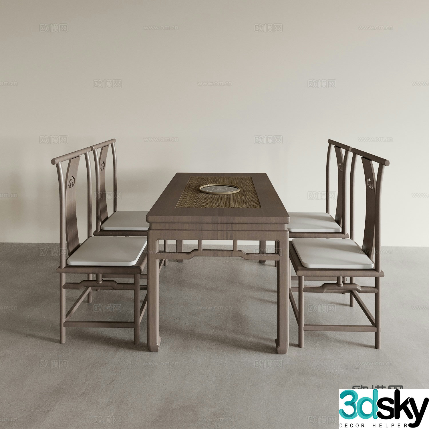 Dining table and chairs living and dining table and chairs dining table and chairs wine table and chairs table and chair combination 3D model