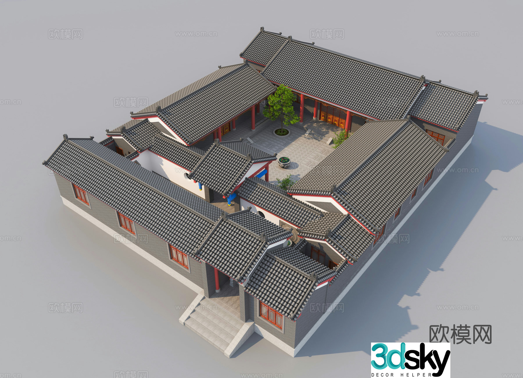 Beijing Siheyuan 3D model
