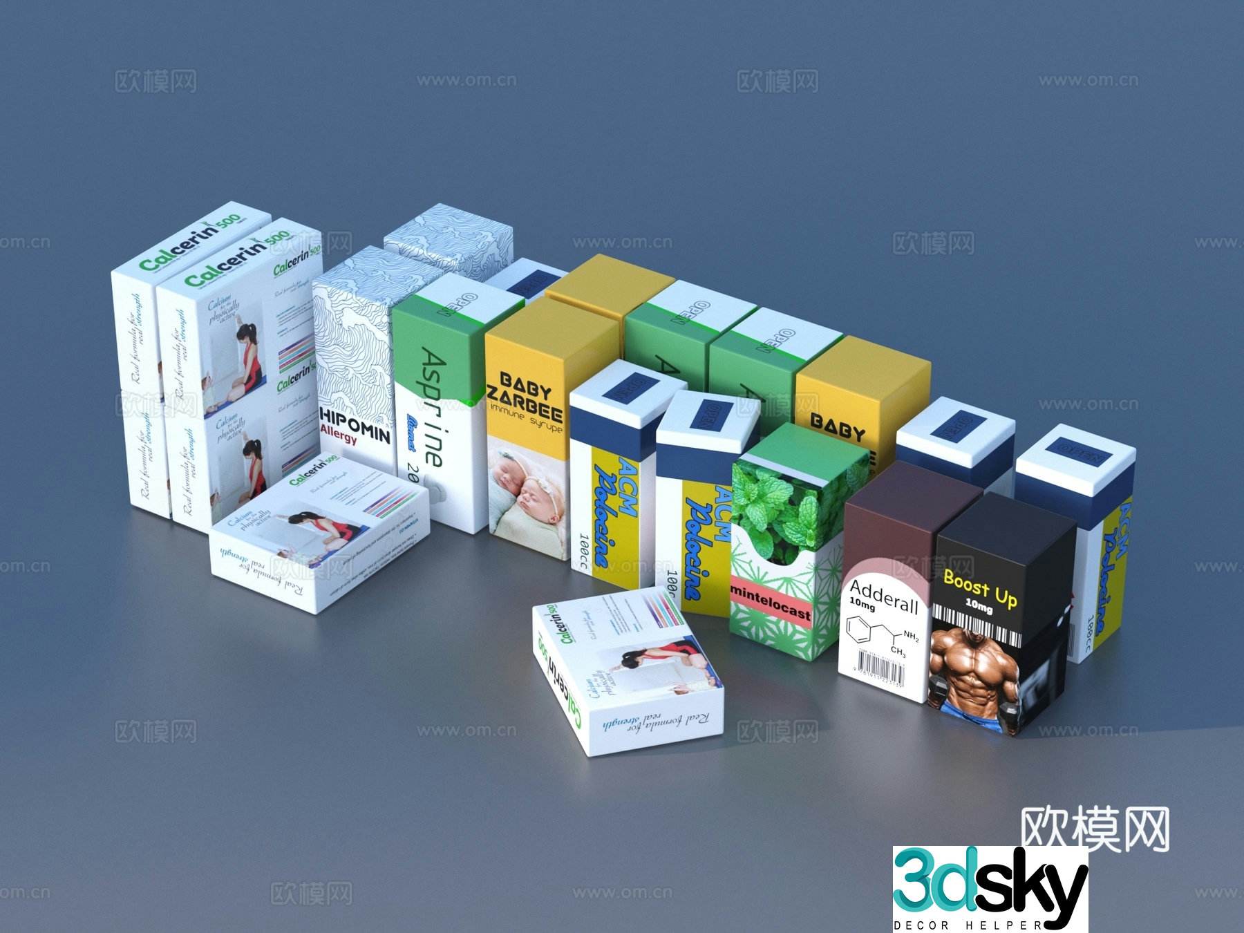 Medicine Medicine Box Medicine Medicine Potion Medical Supplies 3D Model