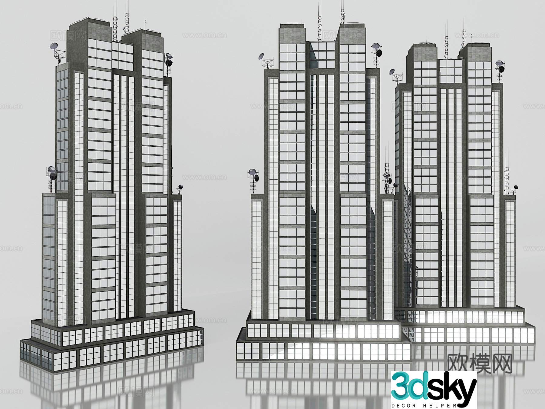 Office building 3d model
