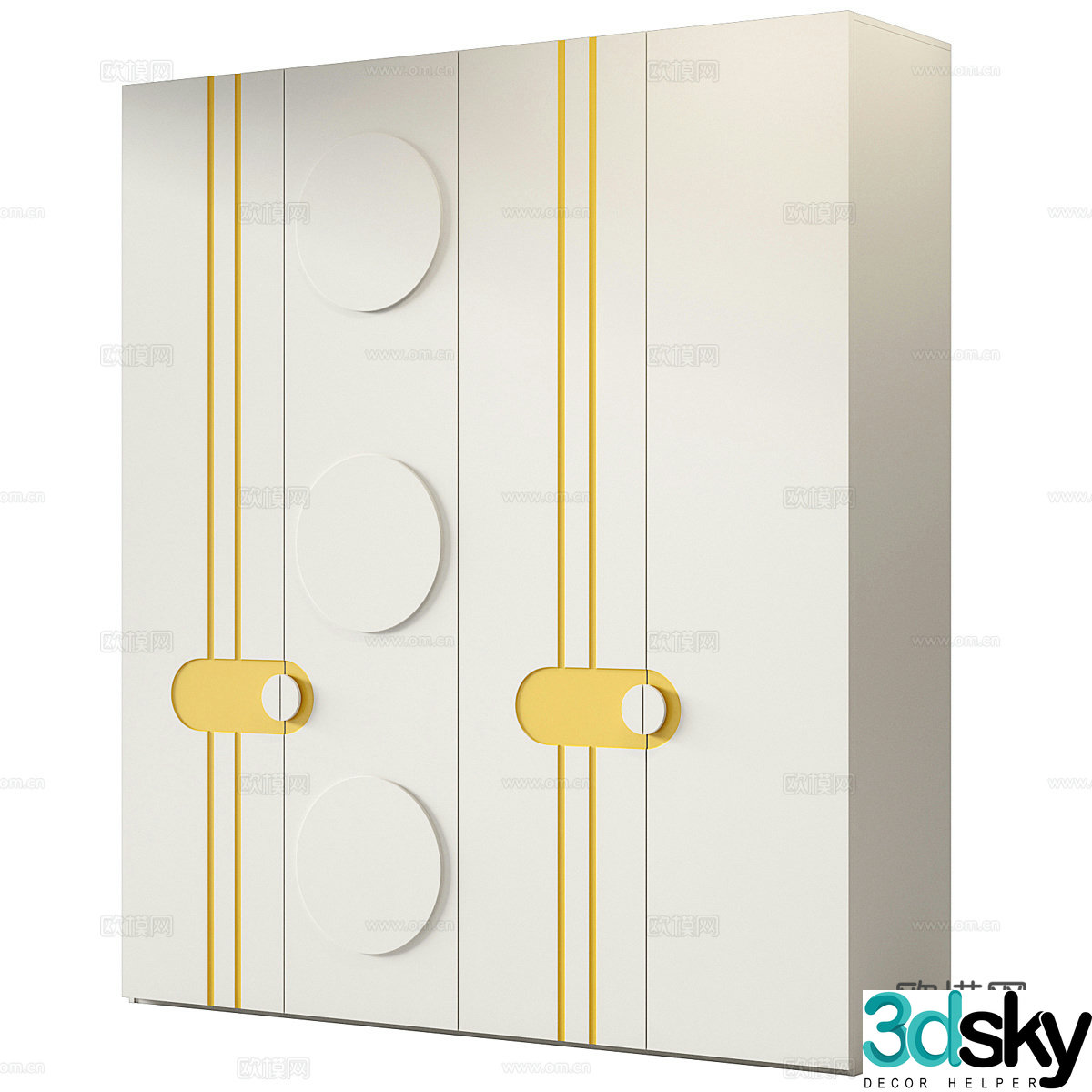 3D model of entrance cabinet