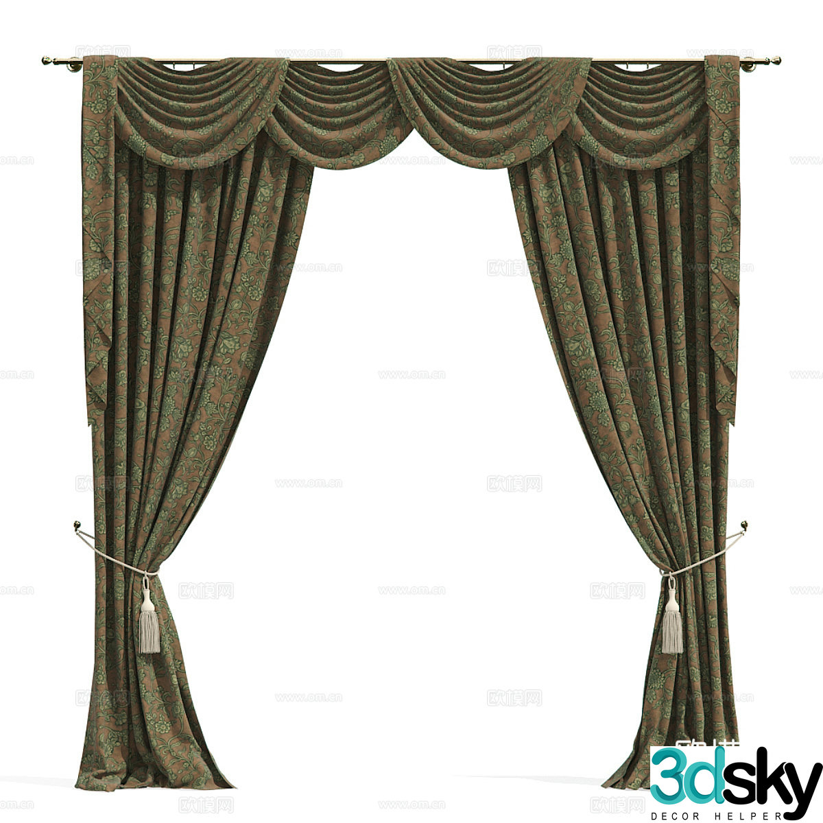 Curtain 3d model