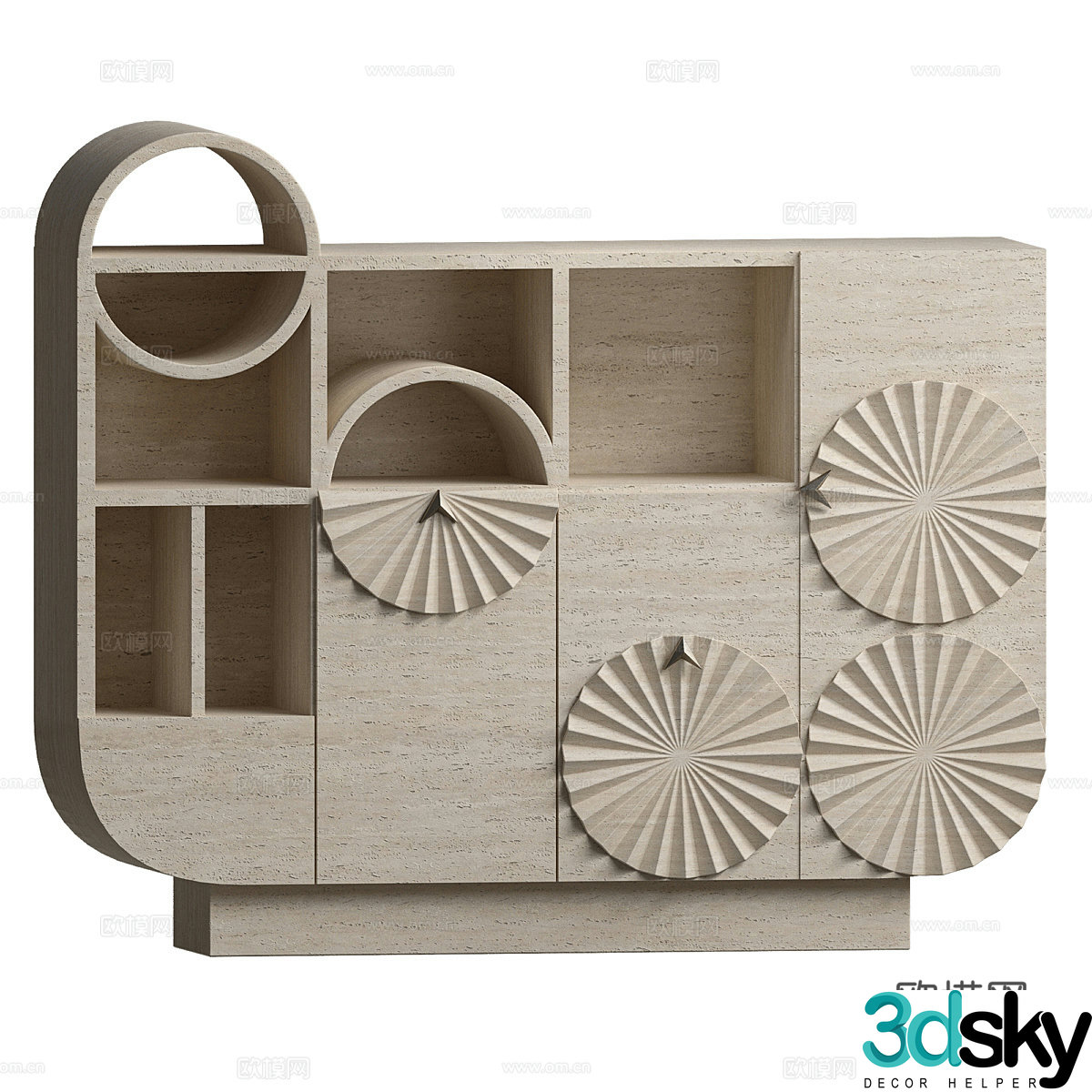 Wasabi End Cabinet 3D Model