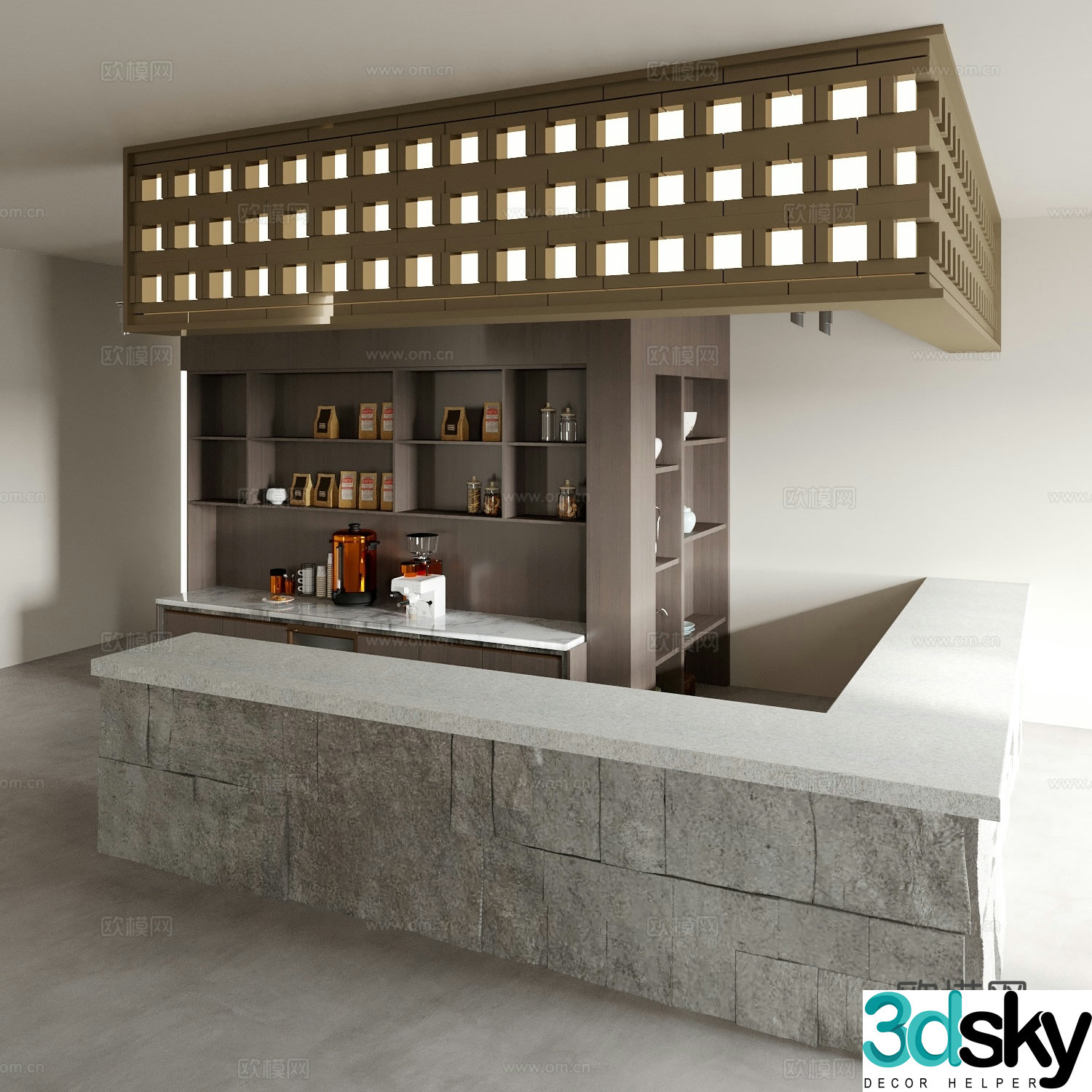 Bar 3D model