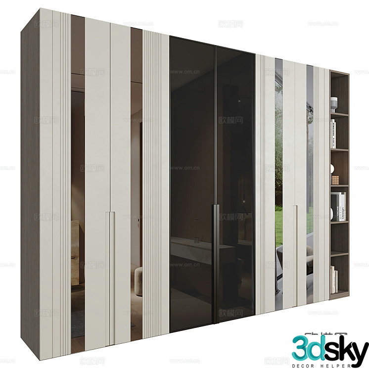Porch cabinet/side cabinet 3D model