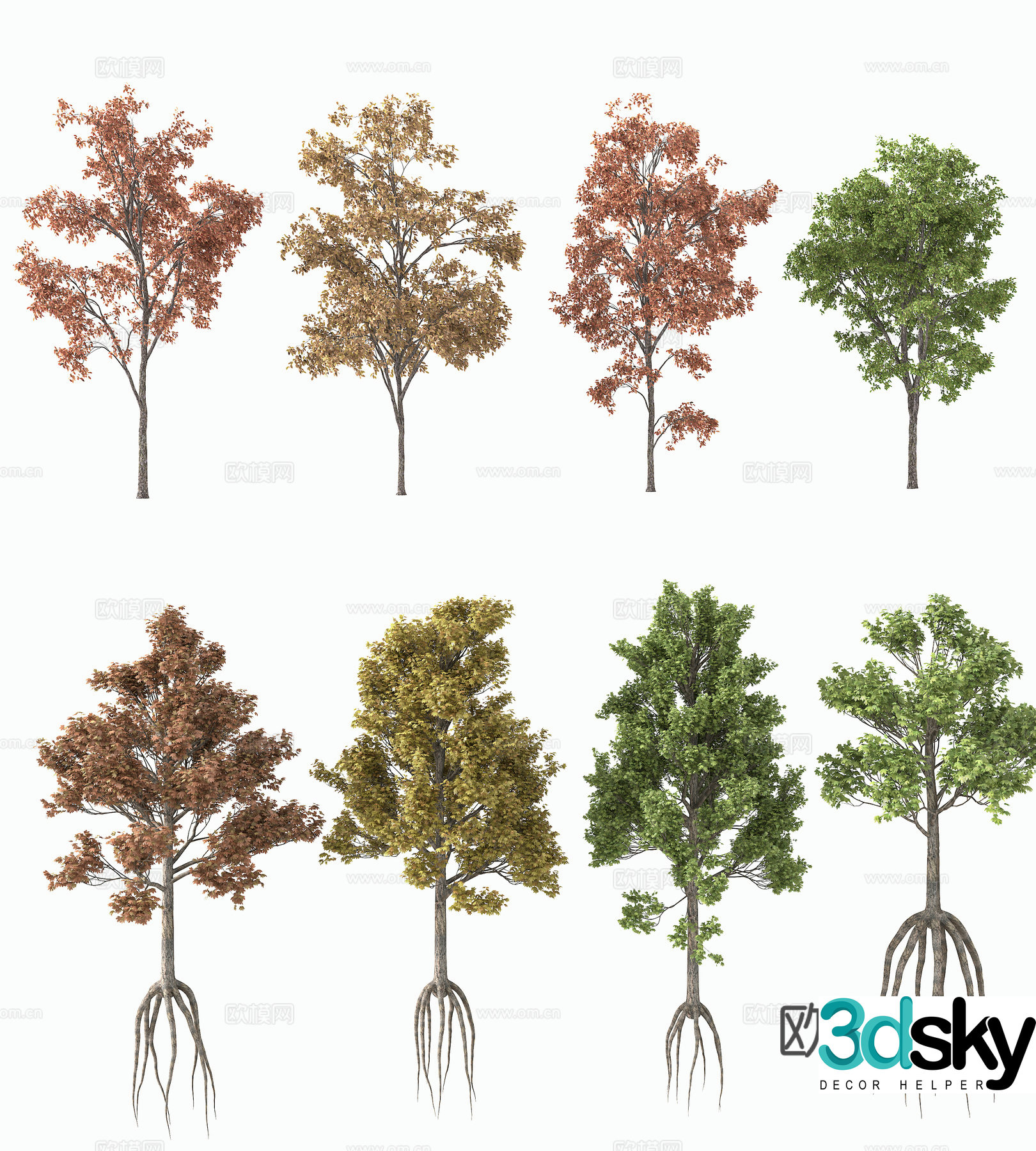 Tree Green Tree 3D Model