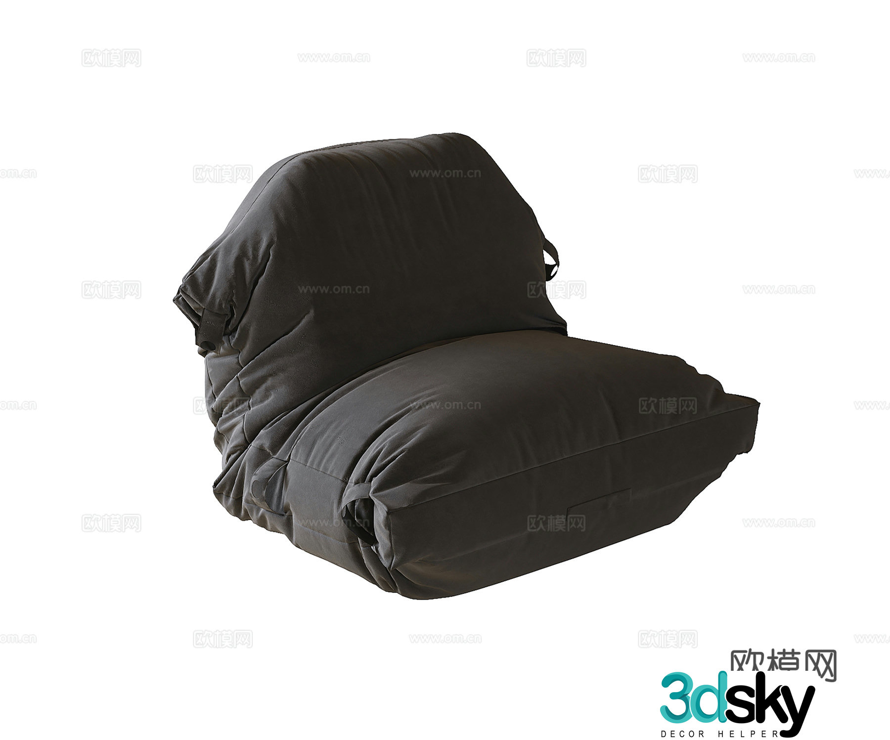 Modern lazy sofa children’s sofa 3d model