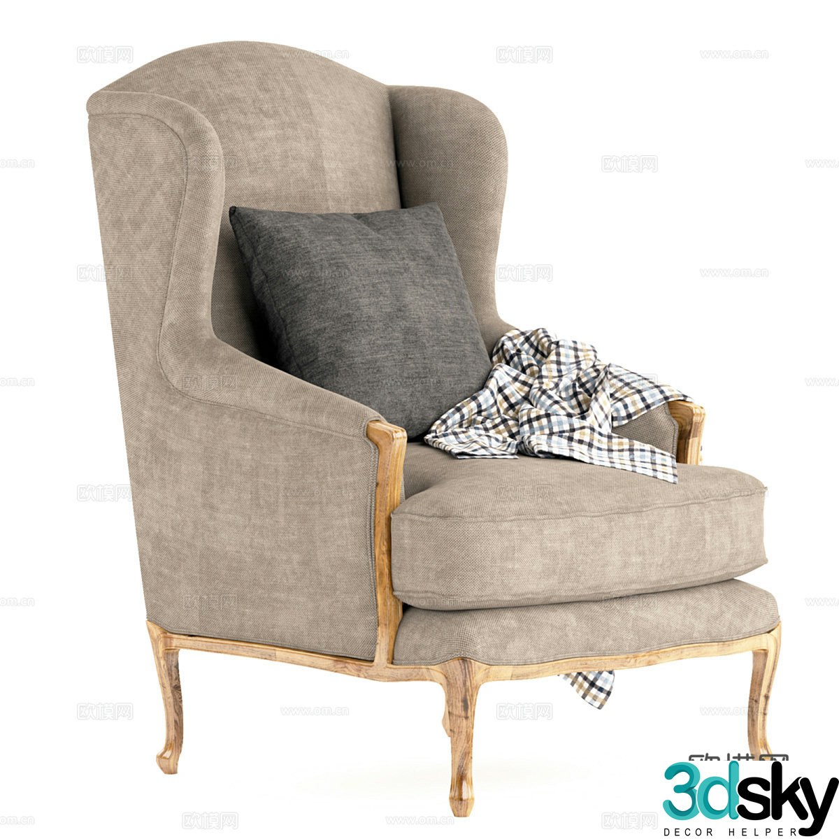 armchair 3d model