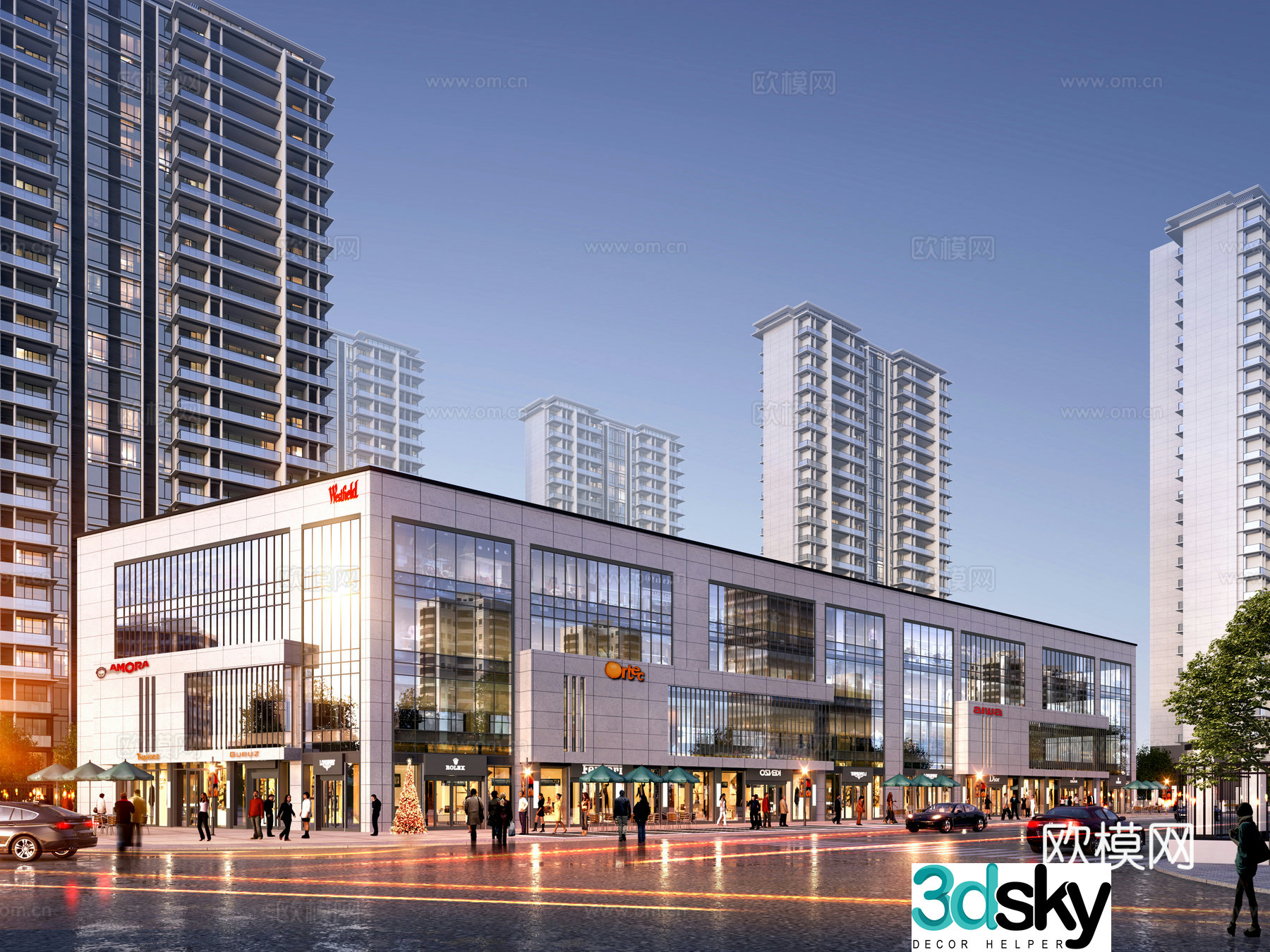 Commercial Street 3D model