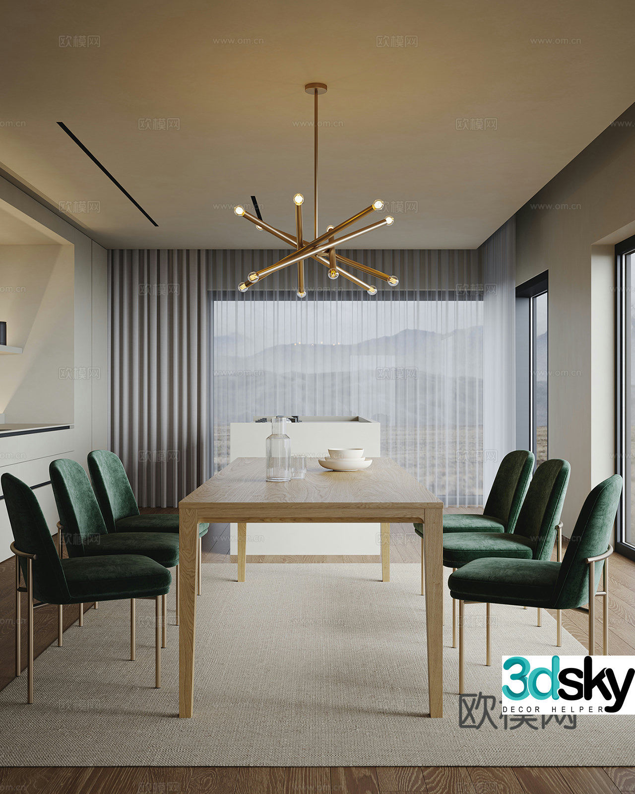 Restaurant 3d model