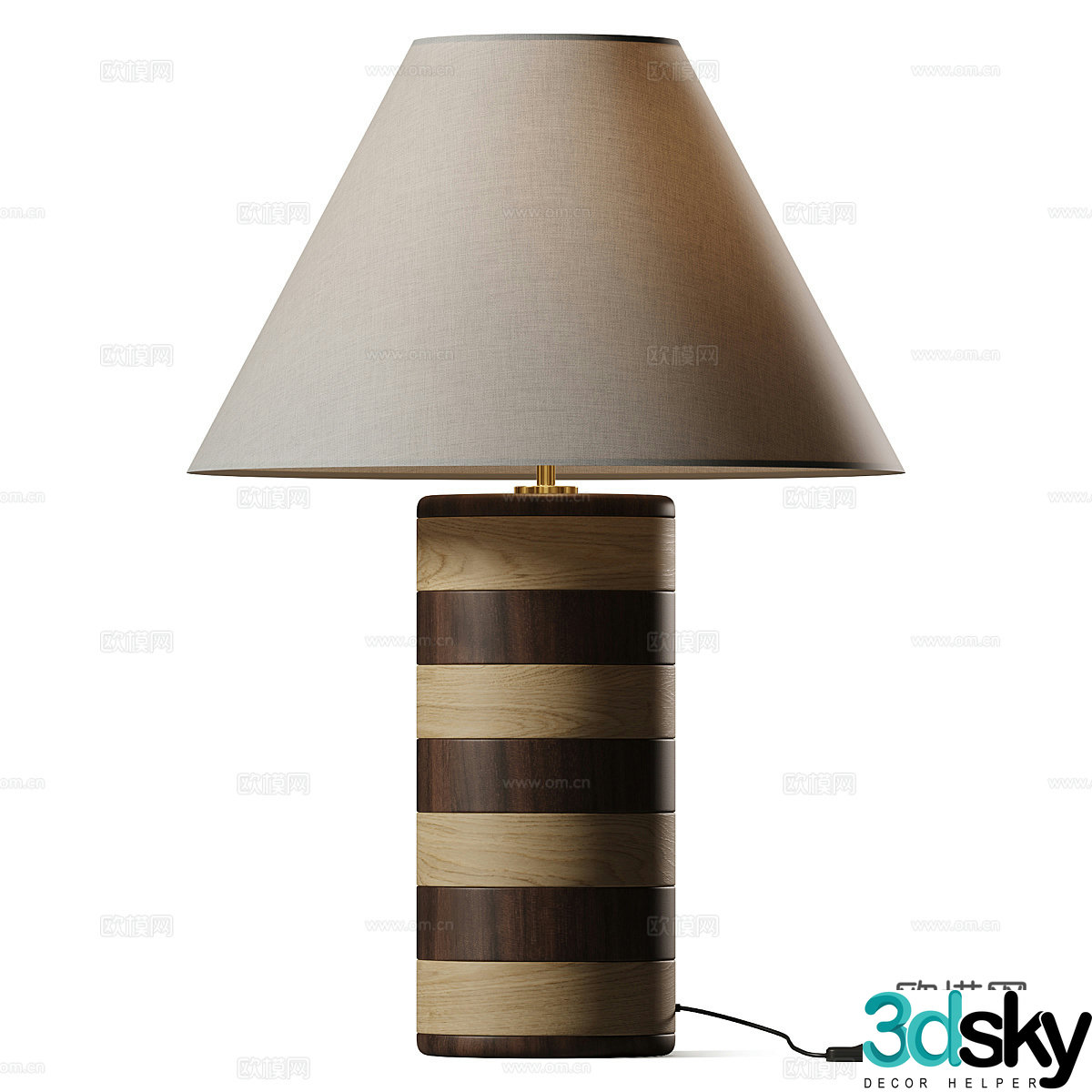 Wasabi desk lamp 3d model