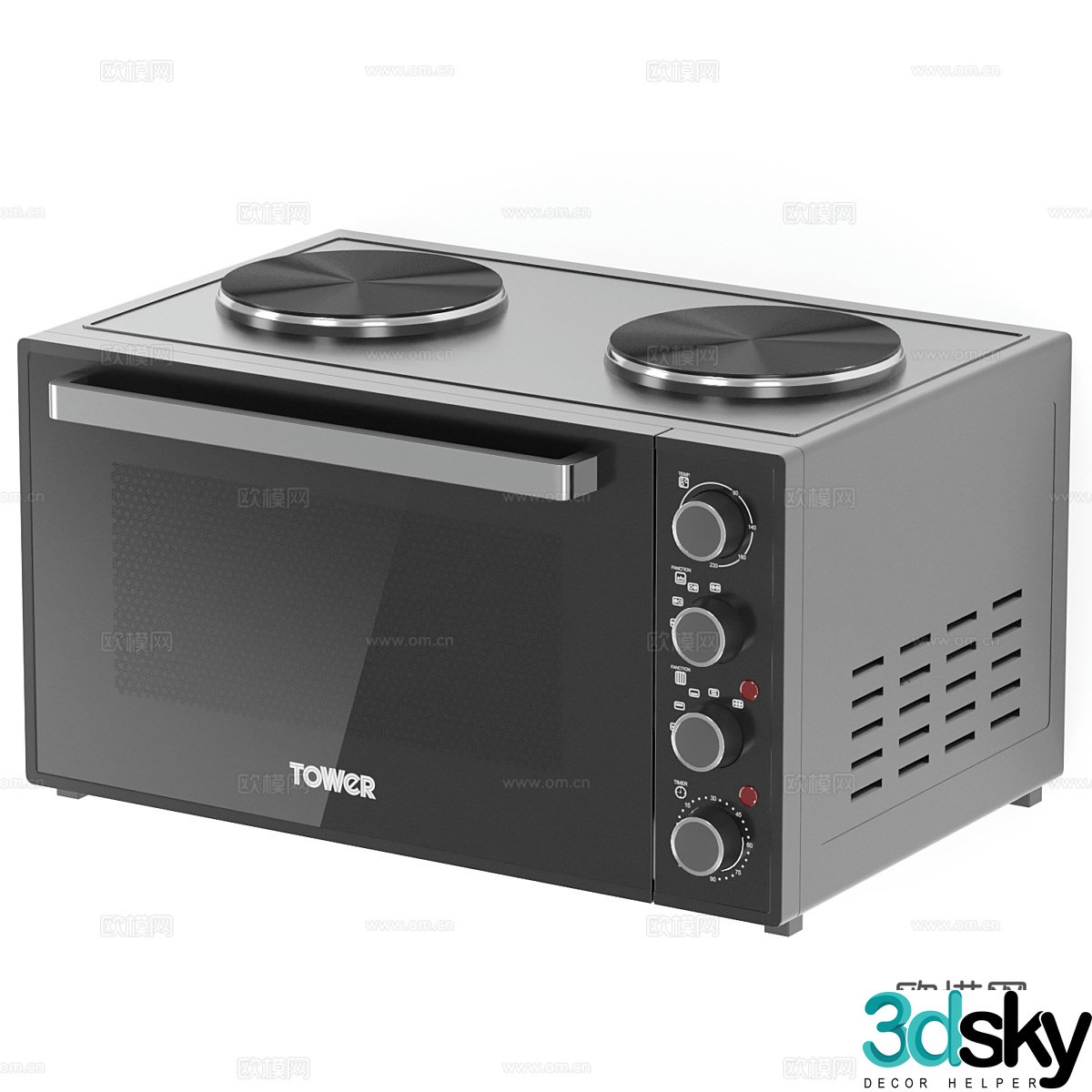 Microwave oven 3d model